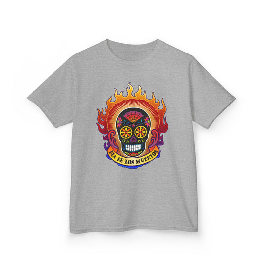 Dia de Los Muertos Sacred Calavera – Day of the Dead Children’s T-Shirt by TOOLOUD