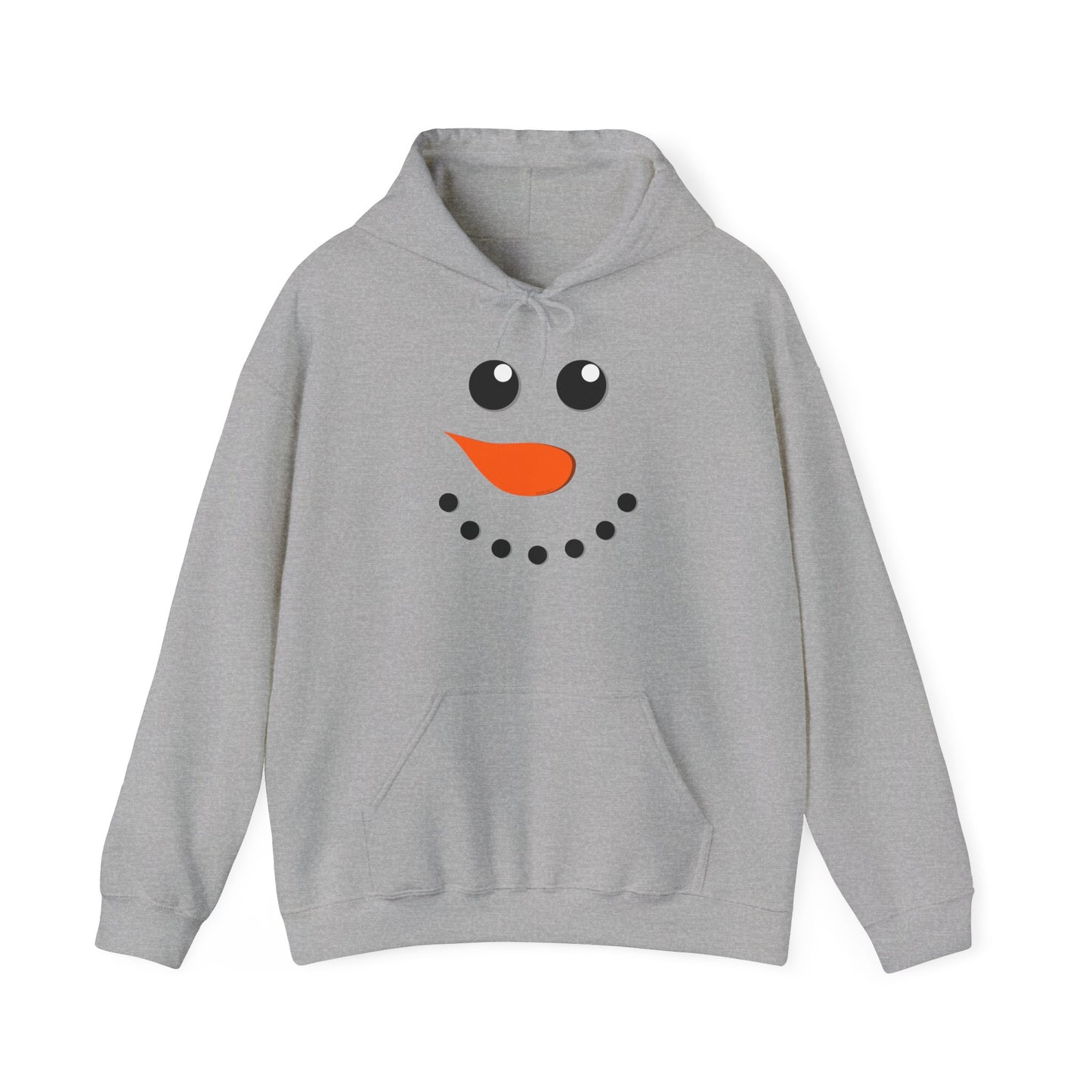 TOOLOUD Snowman Face Christmas Adult Unisex Hoodie Sweatshirt