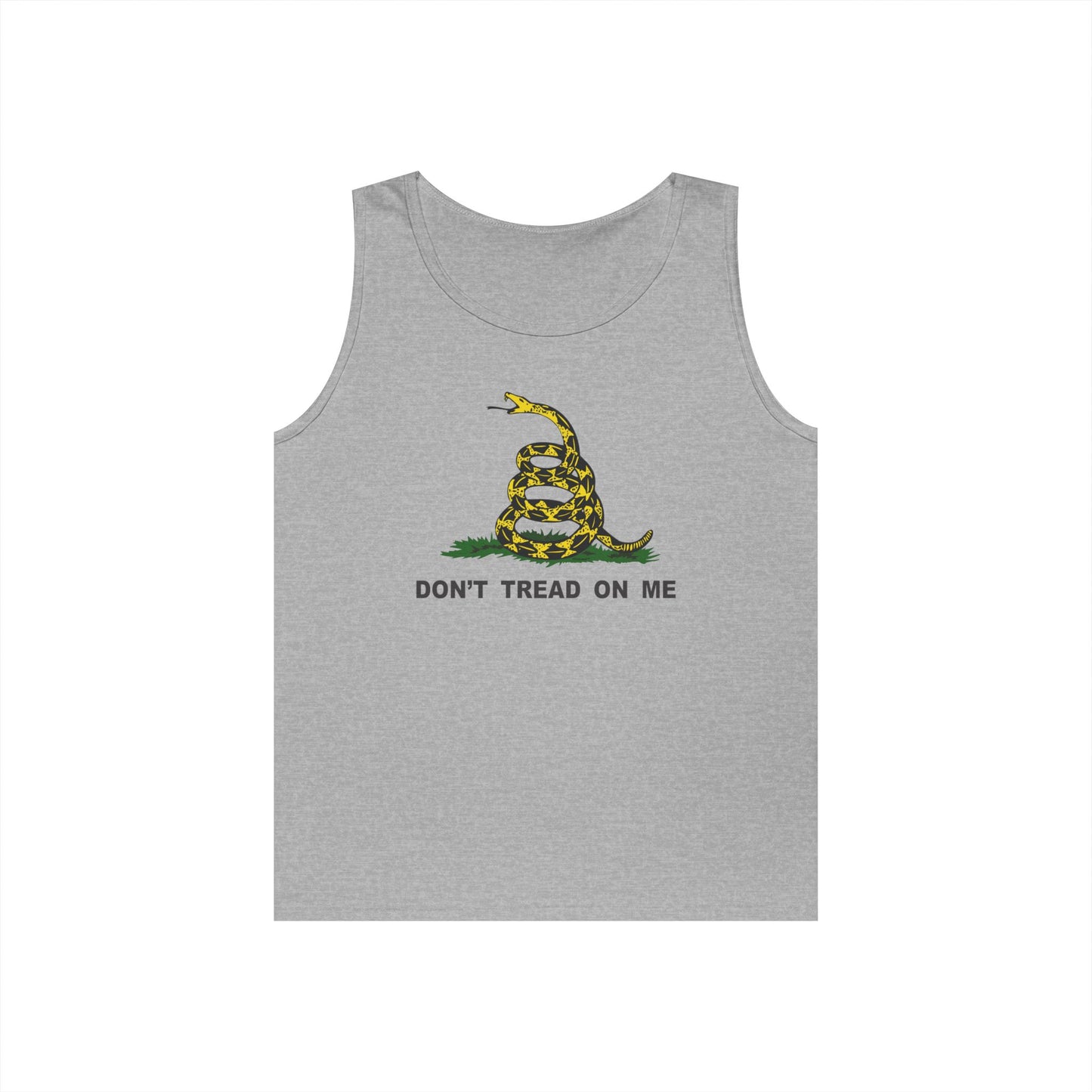 Don't Tread On Me Gadsden Flag Rattlesnake Loose Adult Tank Top by TOOLOUD