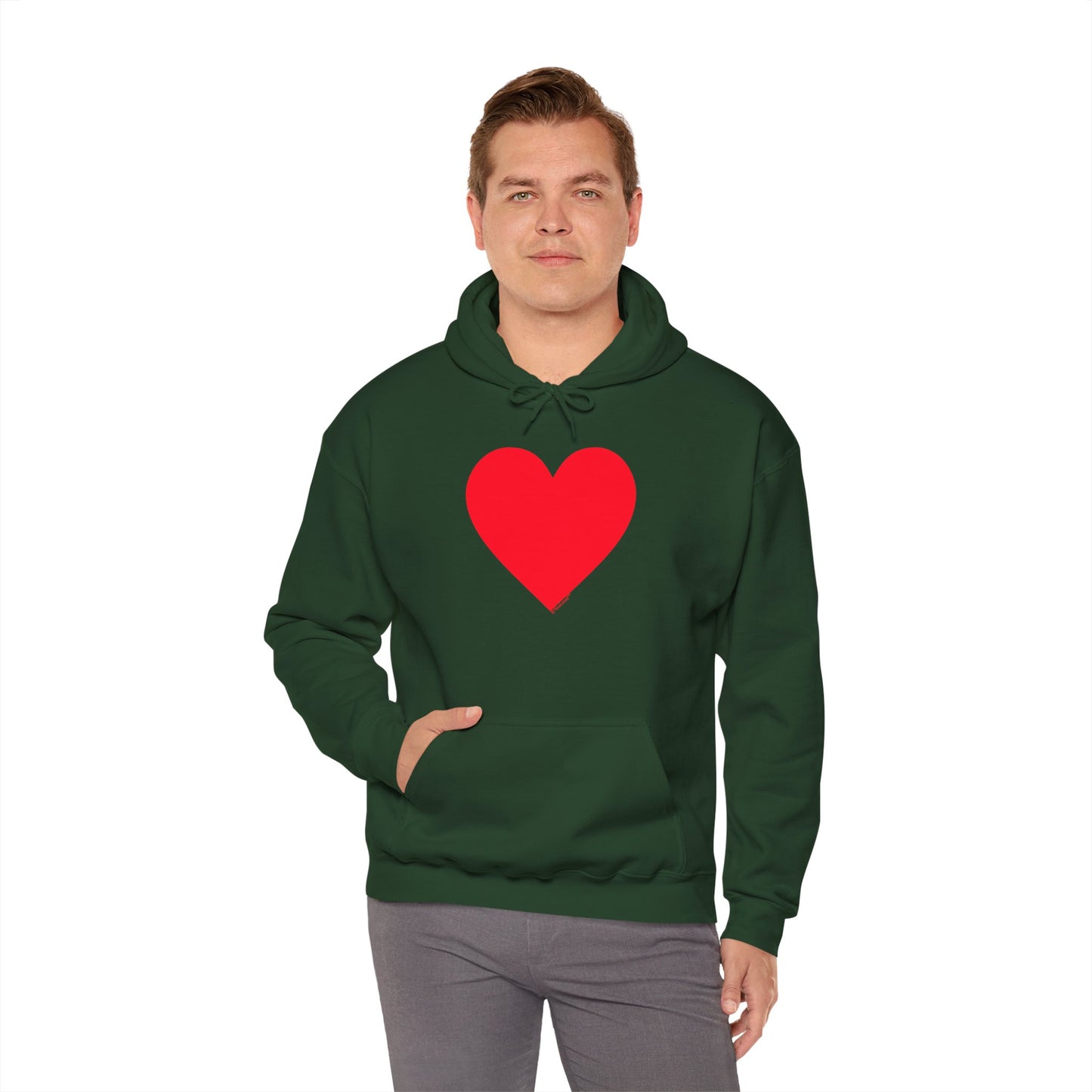 TOOLOUD Big Red Heart Valentine's Day Dark Unisex Hoodie Sweatshirt