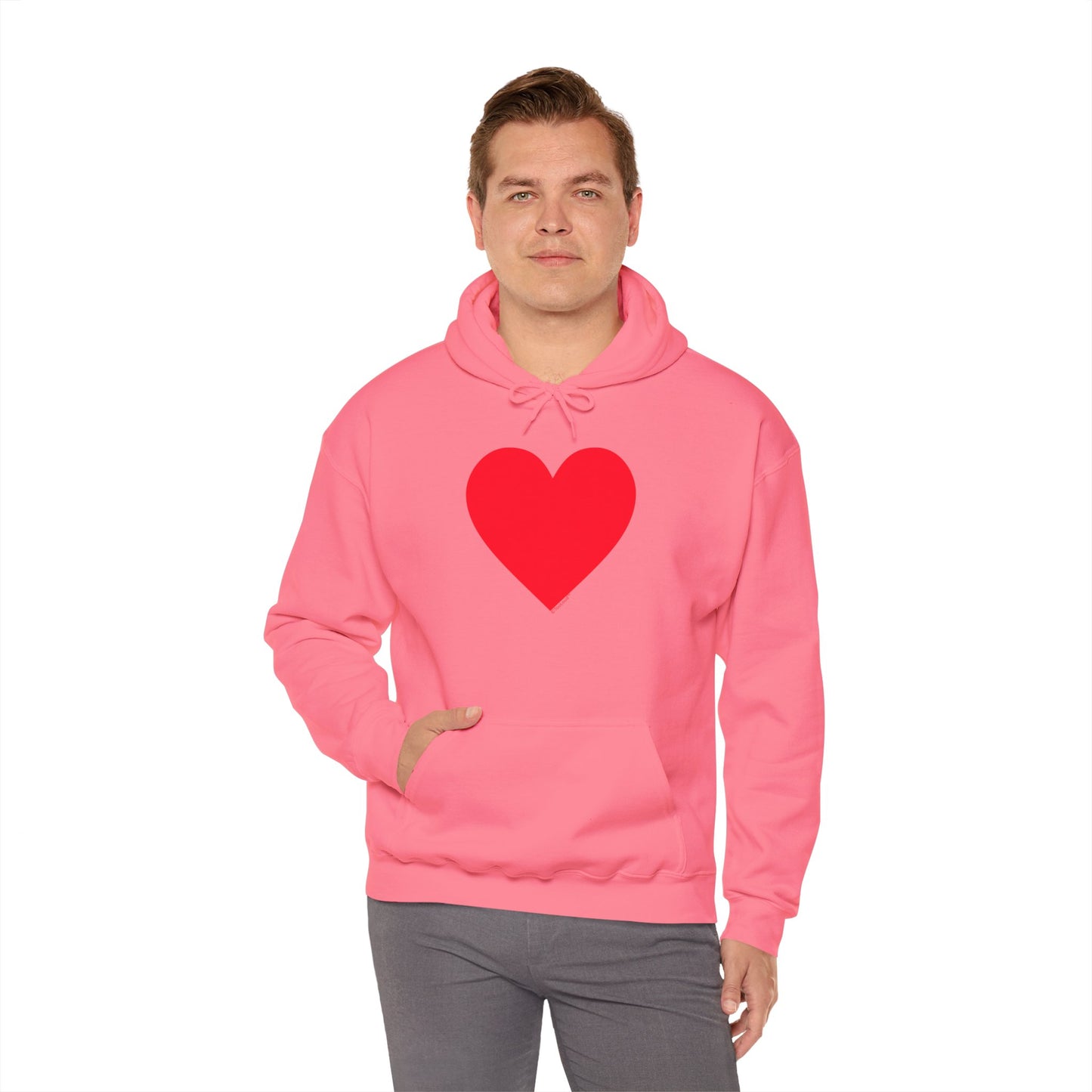 TOOLOUD Big Red Heart Valentine's Day Dark Unisex Hoodie Sweatshirt