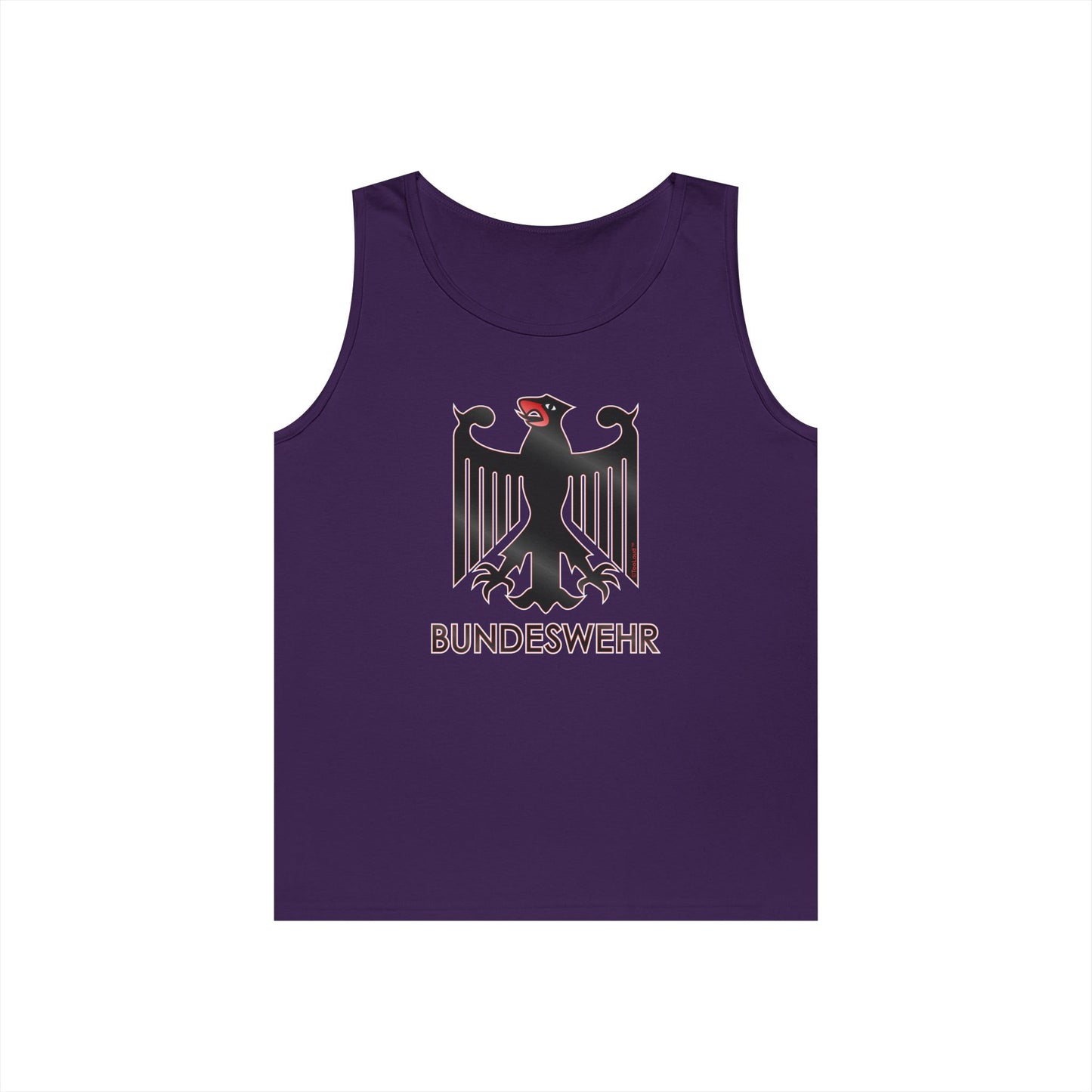 Bundeswehr Logo with Text Dark Loose Tank Top by TOOLOUD