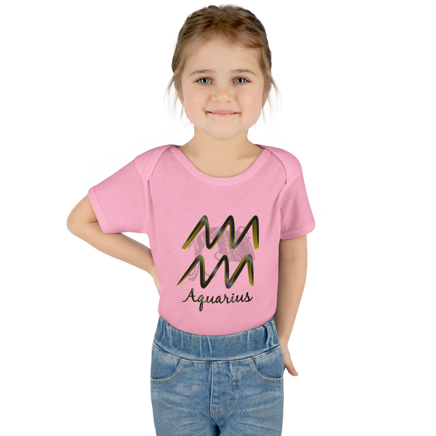 Aquarius Symbol Baby Romper Bodysuit by TOOLOUD