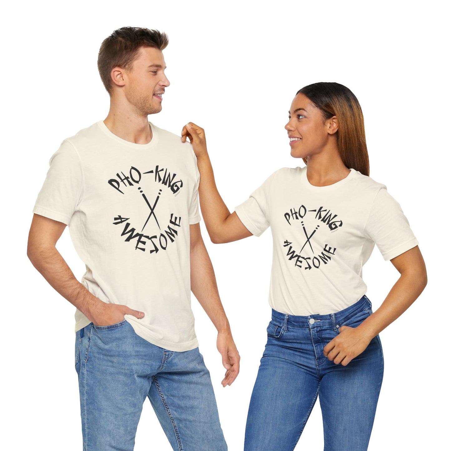 Pho King Awesome Funny Vietnamese Soup Vietnam Foodie Humor Adult T-Shirt by TOOLOUD