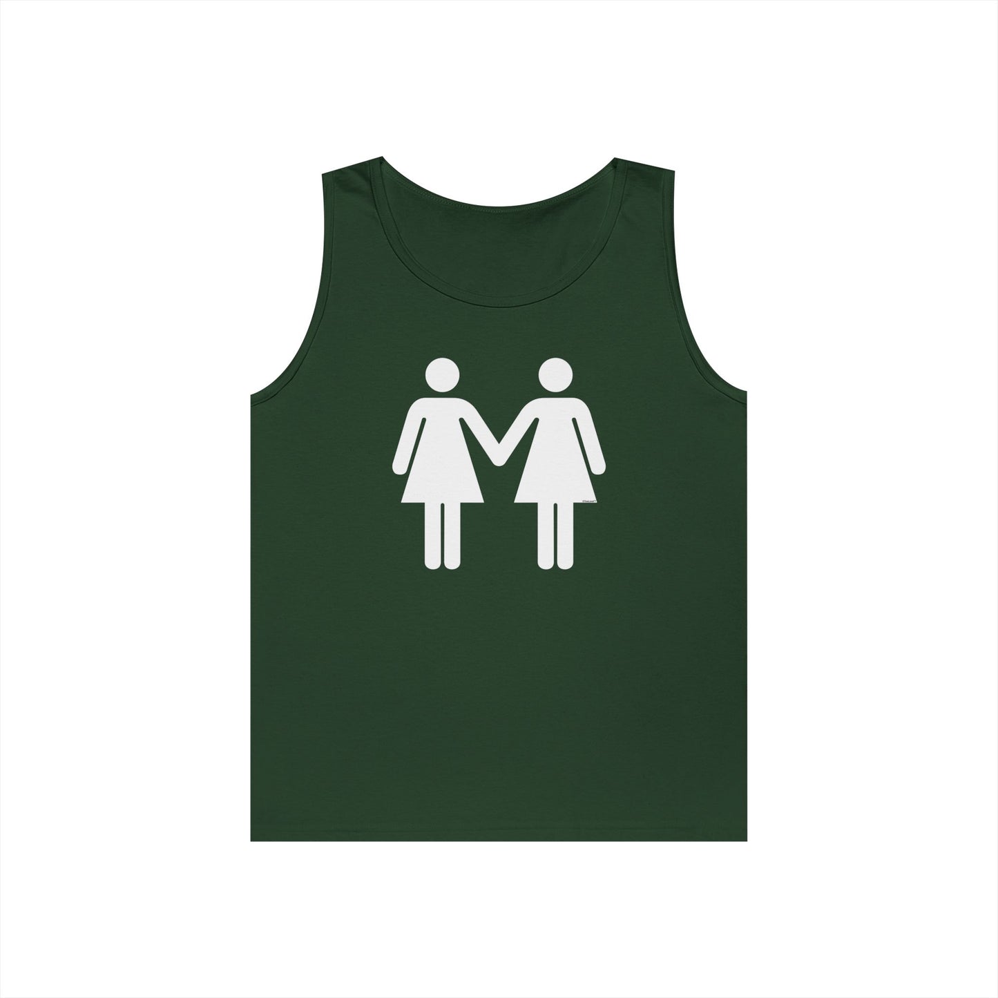Lesbian Women Holding Hands LGBT Loose Dark Tank Top by TOOLOUD