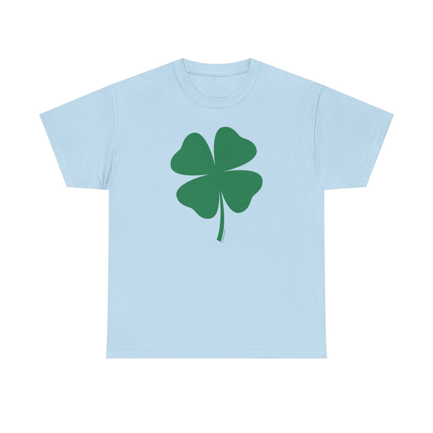 Four Leaf Clover: Adult Print T-Shirt for St. Patrick's Day Celebrations by TOOLOUD