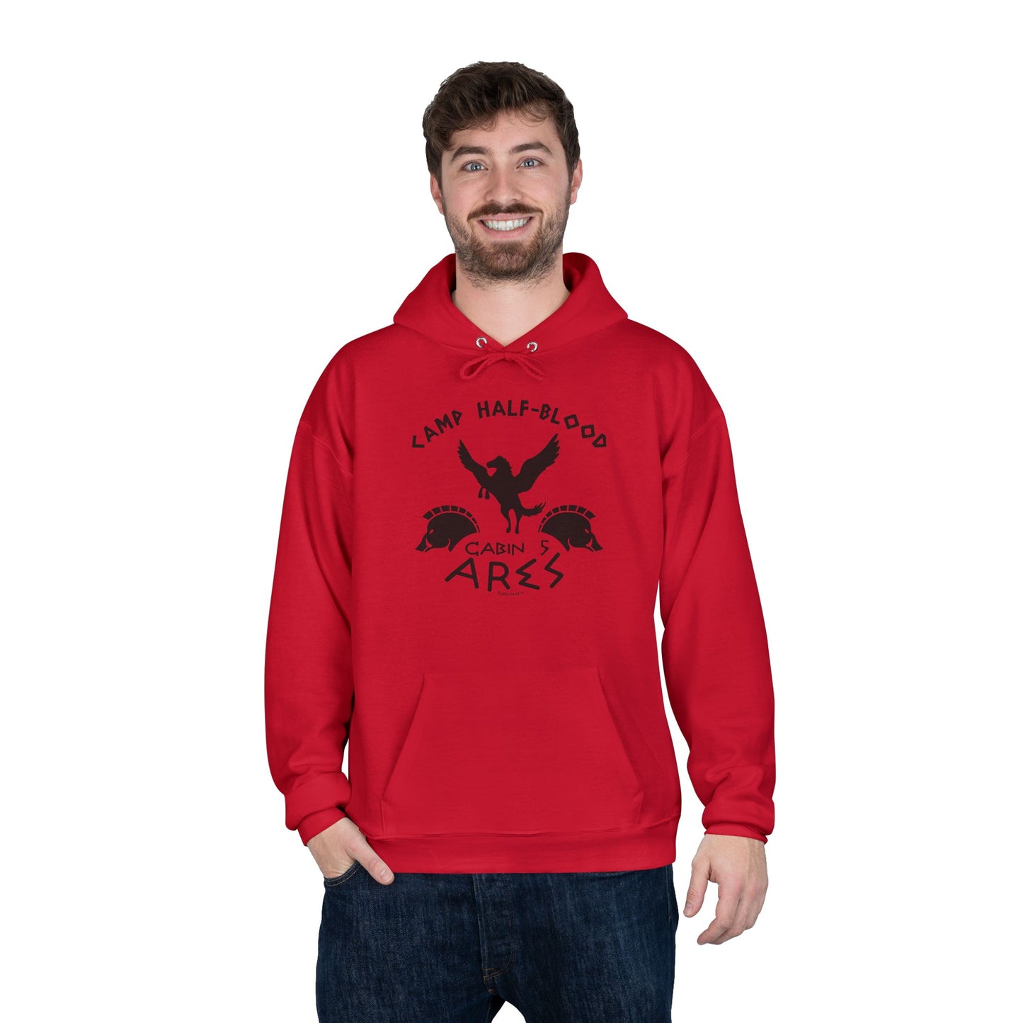 Camp Half-Blood Ares Cabin 5 Mythology Adult Hoodie Sweatshirt by TooLoud