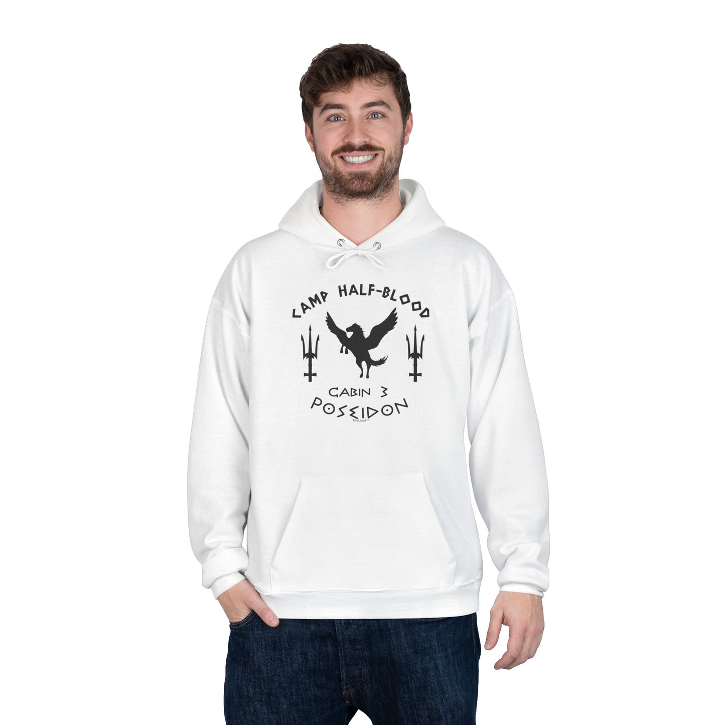 Cabin 3 Poseidon Camp Half-Blood Hoodie Sweatshirt By TOOLOUD