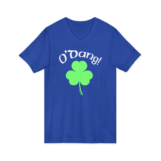 O'Dang – St. Patrick's Day Adult Dark V-Neck T-Shirt by TOOLOUD