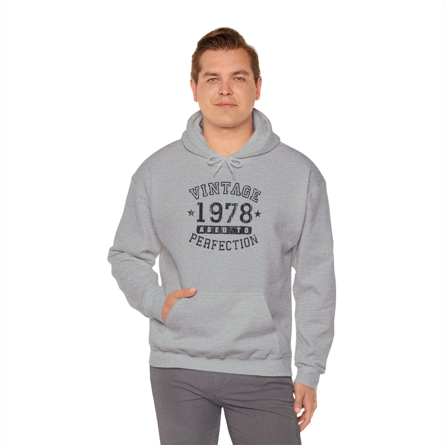 TooLoud 1978 - Vintage Birth Year Unisex Hoodie Sweatshirt