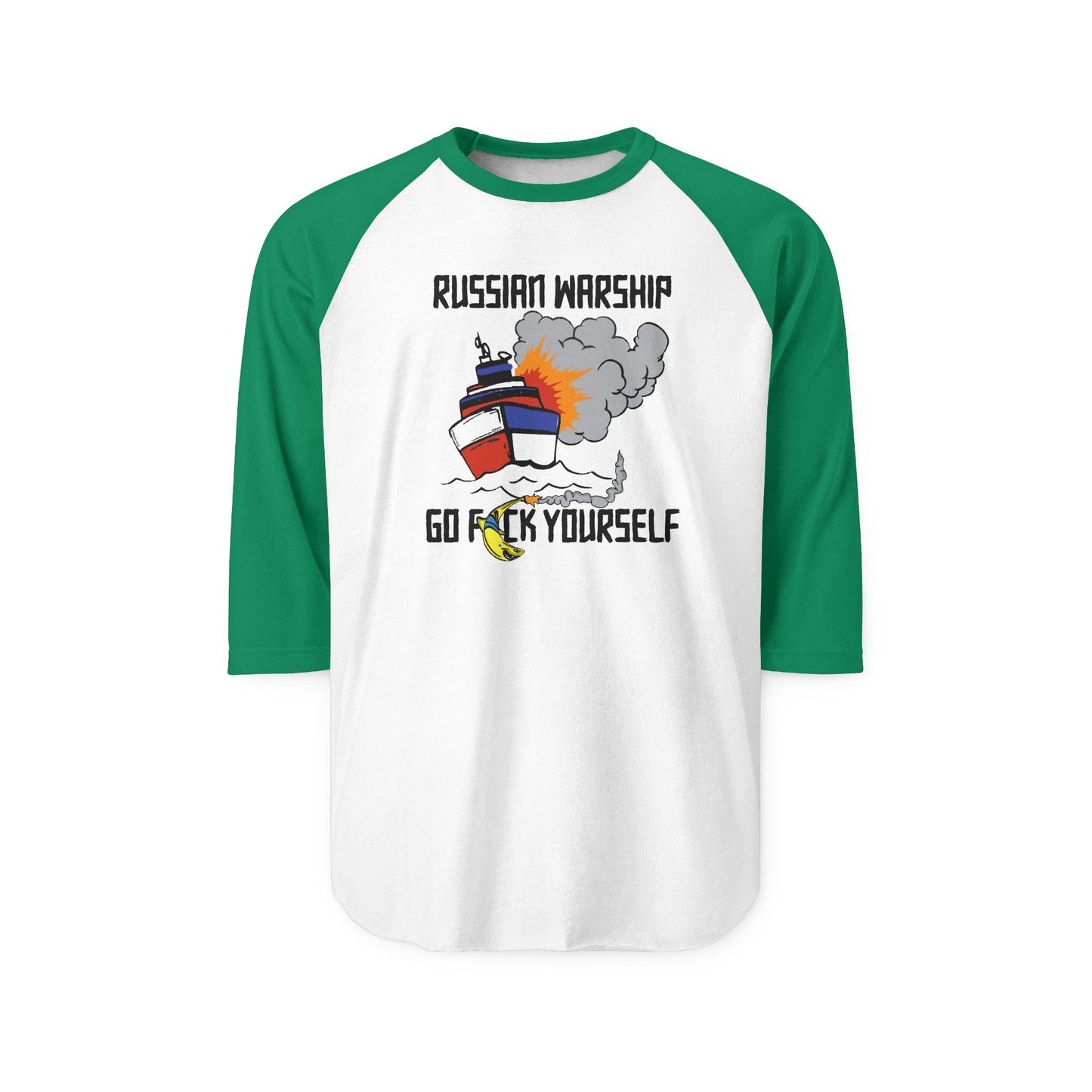 Russian Warship go F* Yourself Adult Raglan Shirt by TOOLOUD