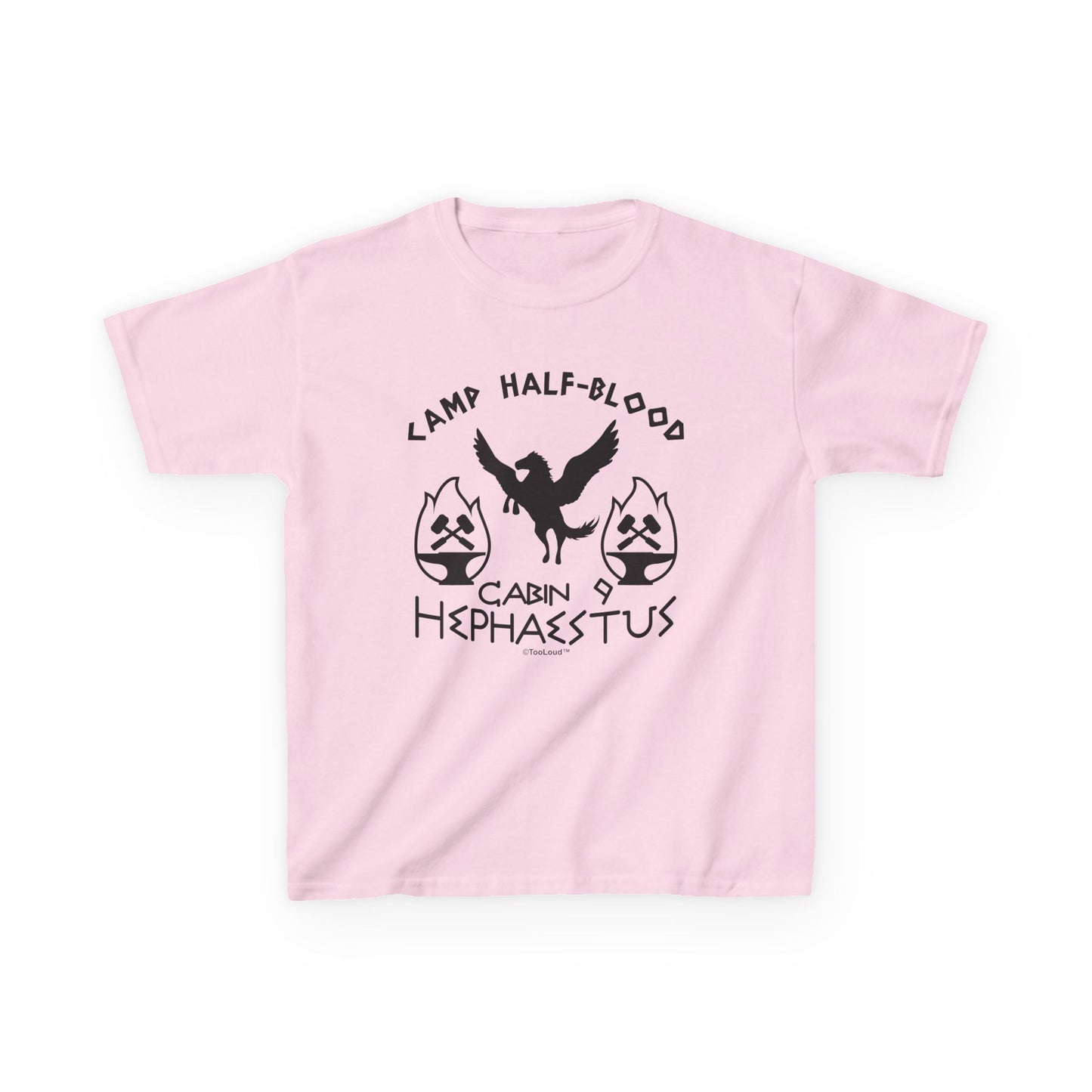 TOOLOUD Cabin 9 Hephaestus Camp Half-Blood Children's T-Shirt