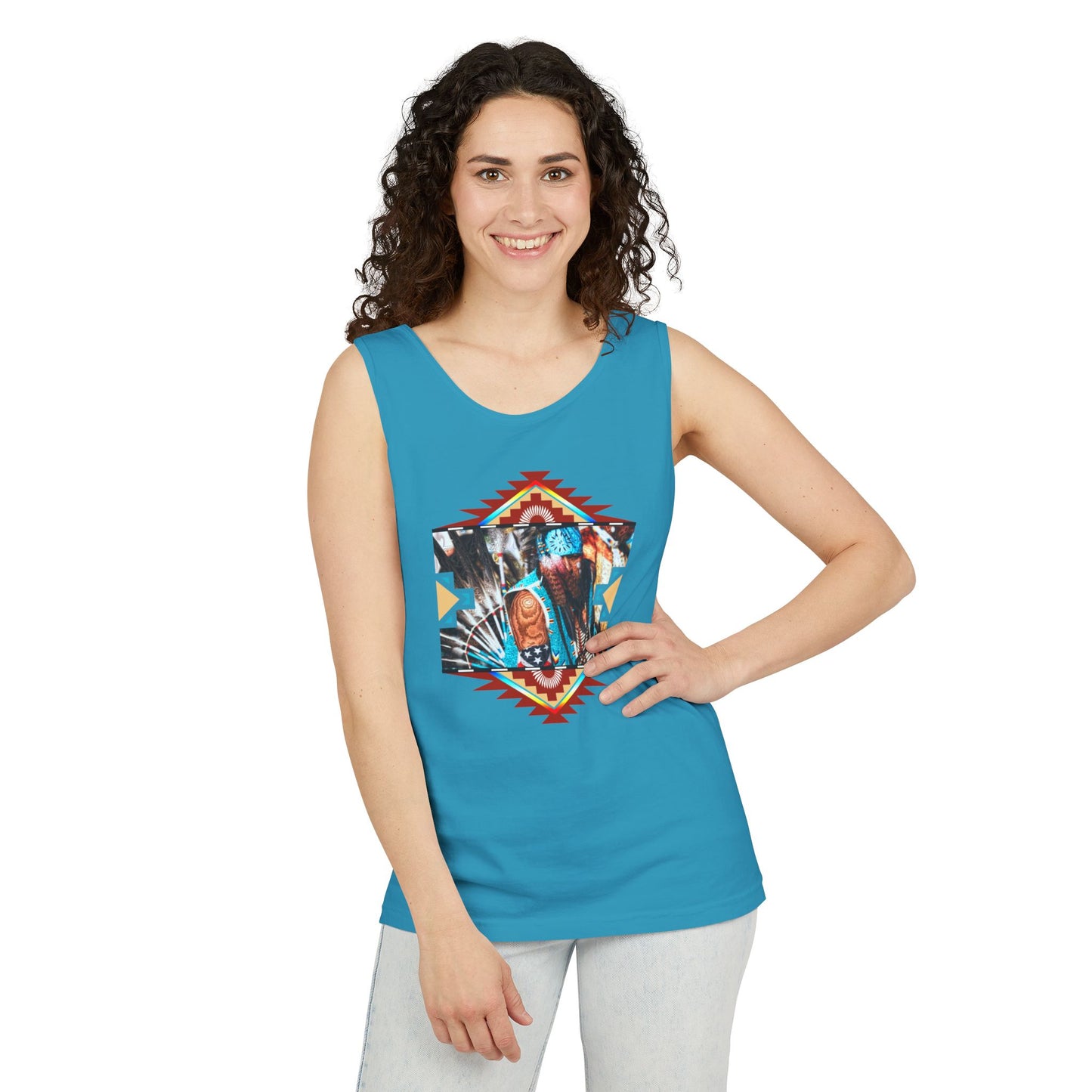 Native American Dancer Design #2 Loose Tank Top by TOOLOUD