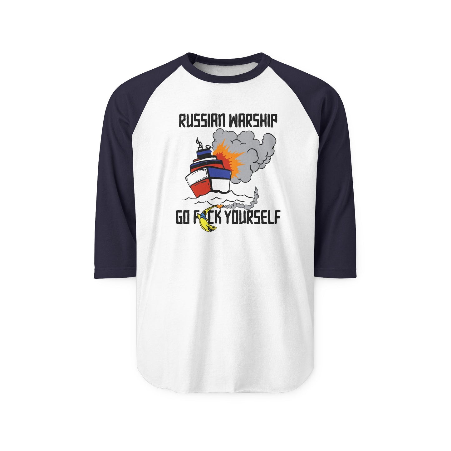 Russian Warship go F* Yourself Adult Raglan Shirt by TOOLOUD