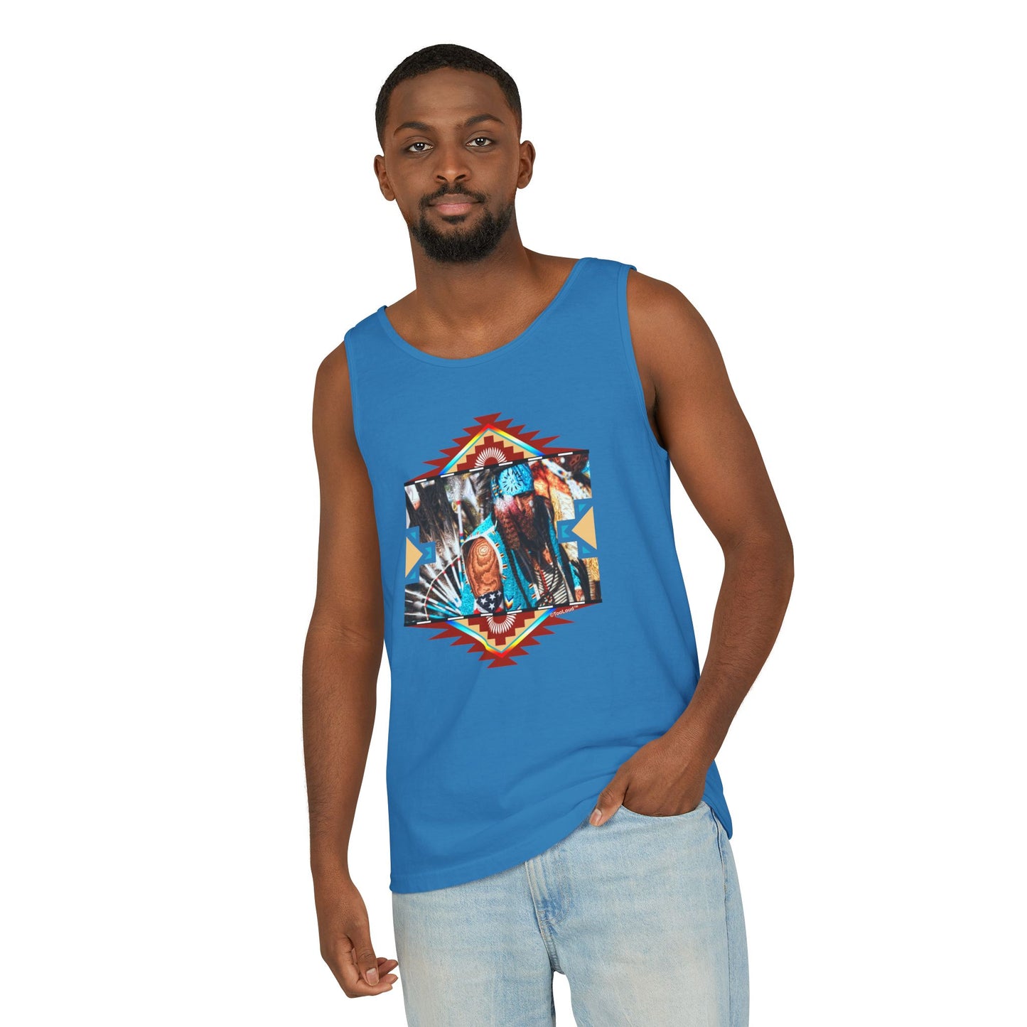 Native American Dancer Design #2 Loose Tank Top by TOOLOUD