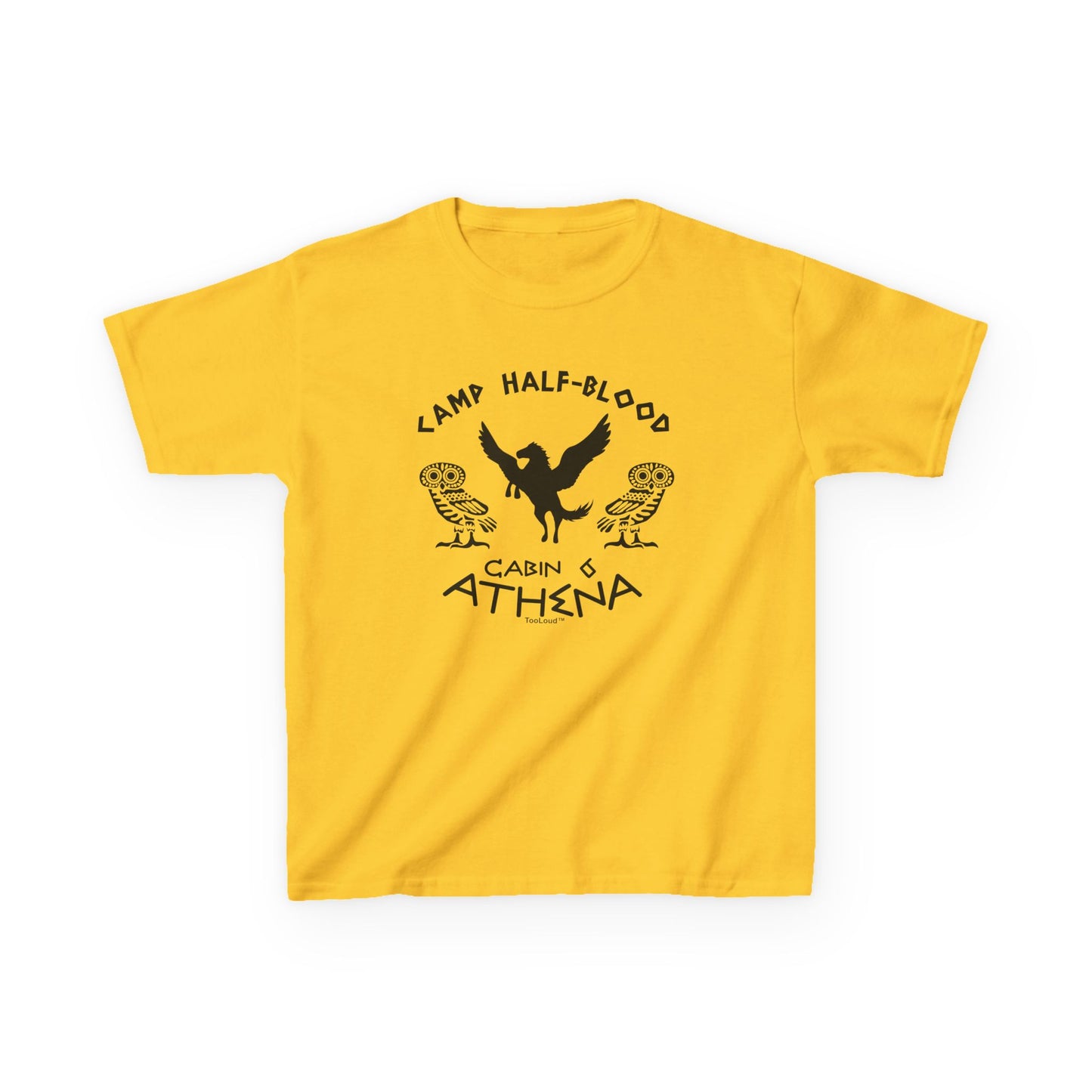 TOOLOUD Camp Half-Blood Cabin 6 Athena Children’s T-Shirt Tee