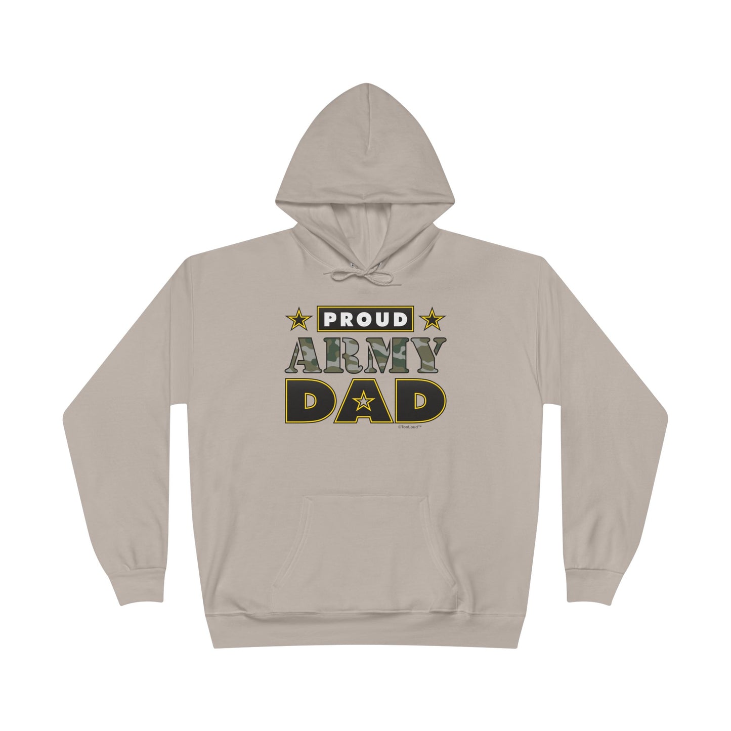 Proud Army Dad Adult Hoodie Sweatshirt by TOOLOUD