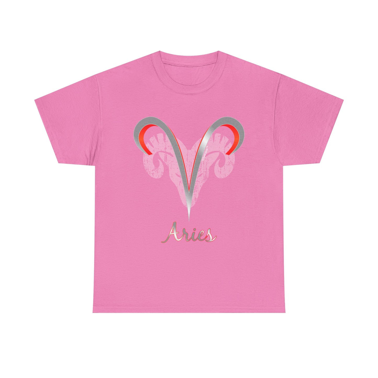 TooLoud Aries Zodiac Symbol T-Shirt | Astrological Birth Sign Adult Apparel