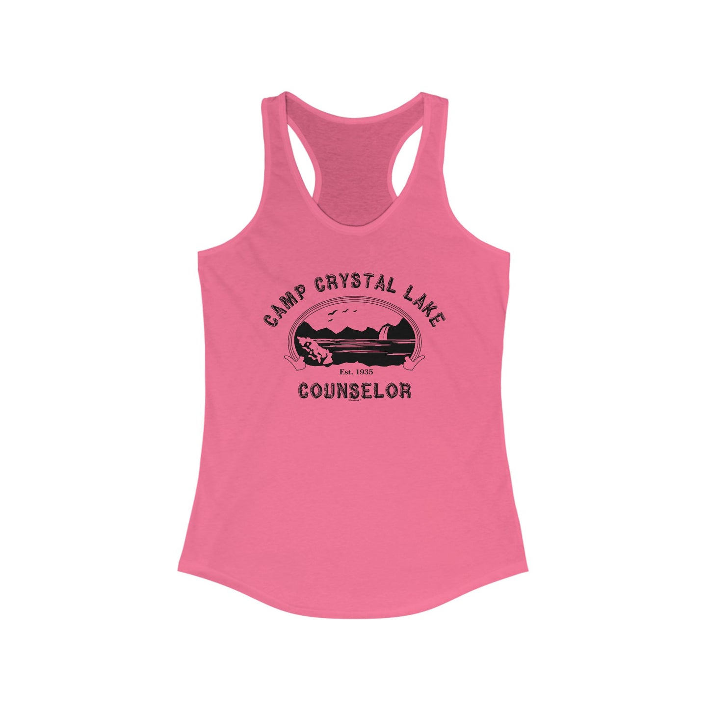 Camp Crystal Lake Counselor - Friday the 13th Women's Racerback Tank Top by TOOLOUD