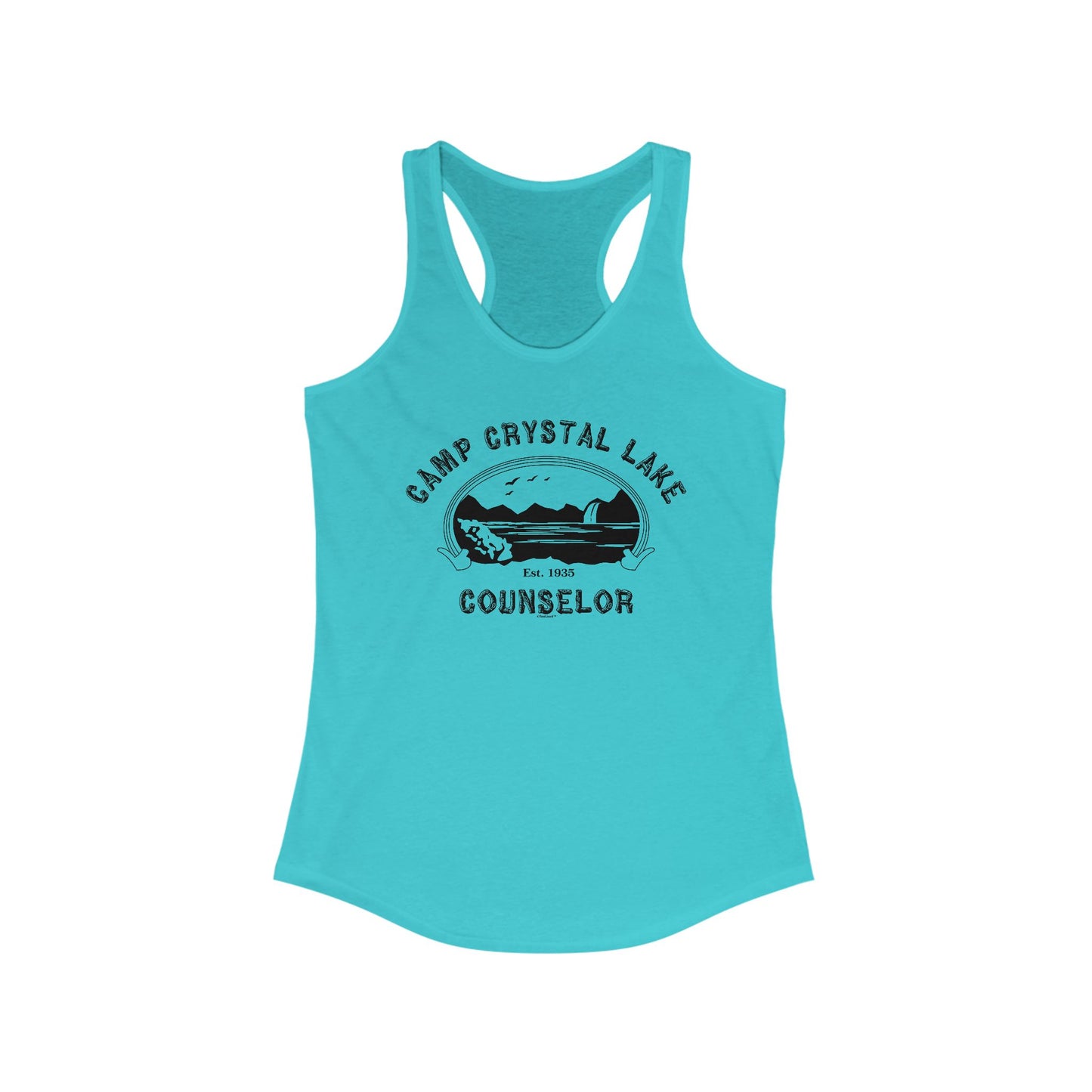 Camp Crystal Lake Counselor - Friday the 13th Women's Racerback Tank Top by TOOLOUD