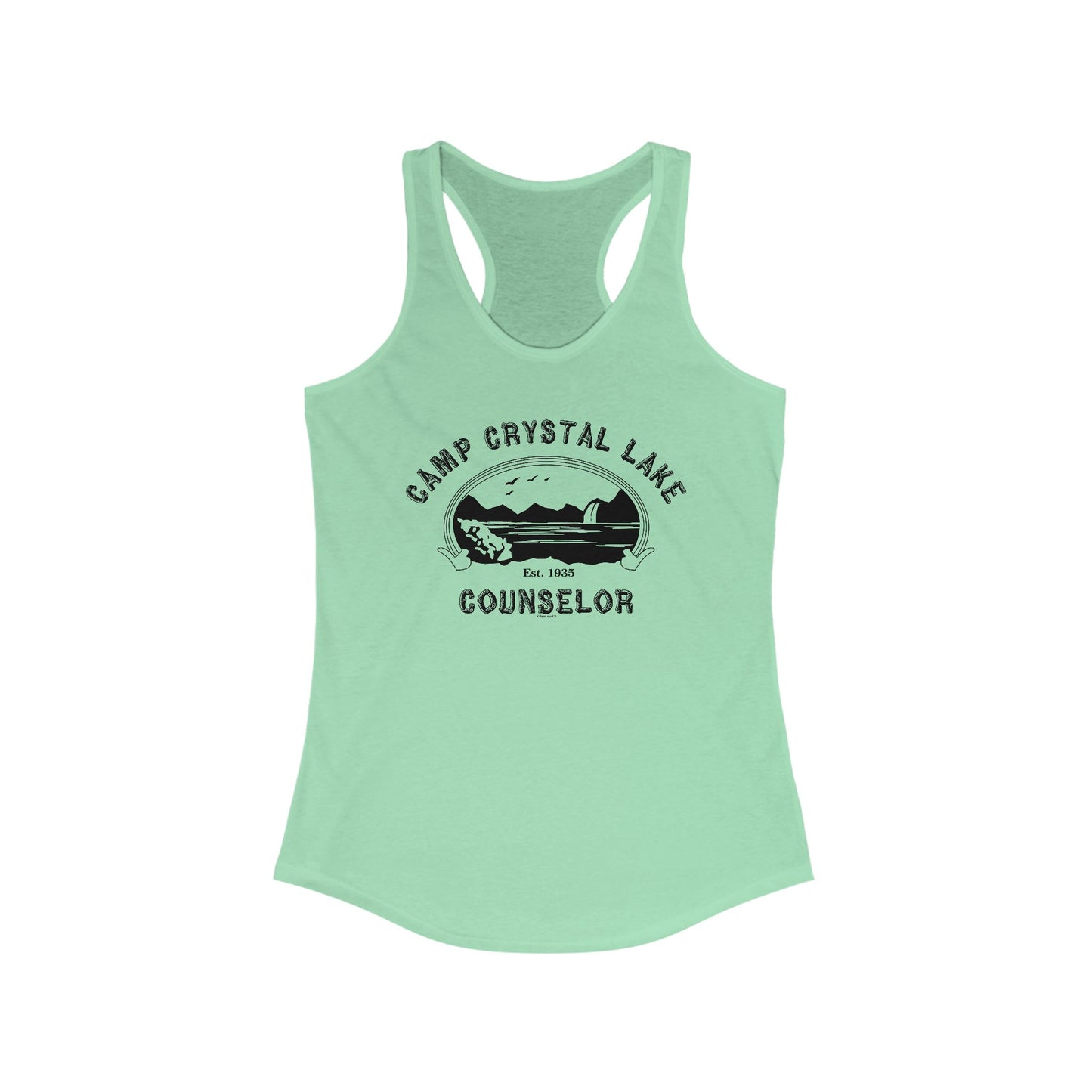 Camp Crystal Lake Counselor - Friday the 13th Women's Racerback Tank Top by TOOLOUD