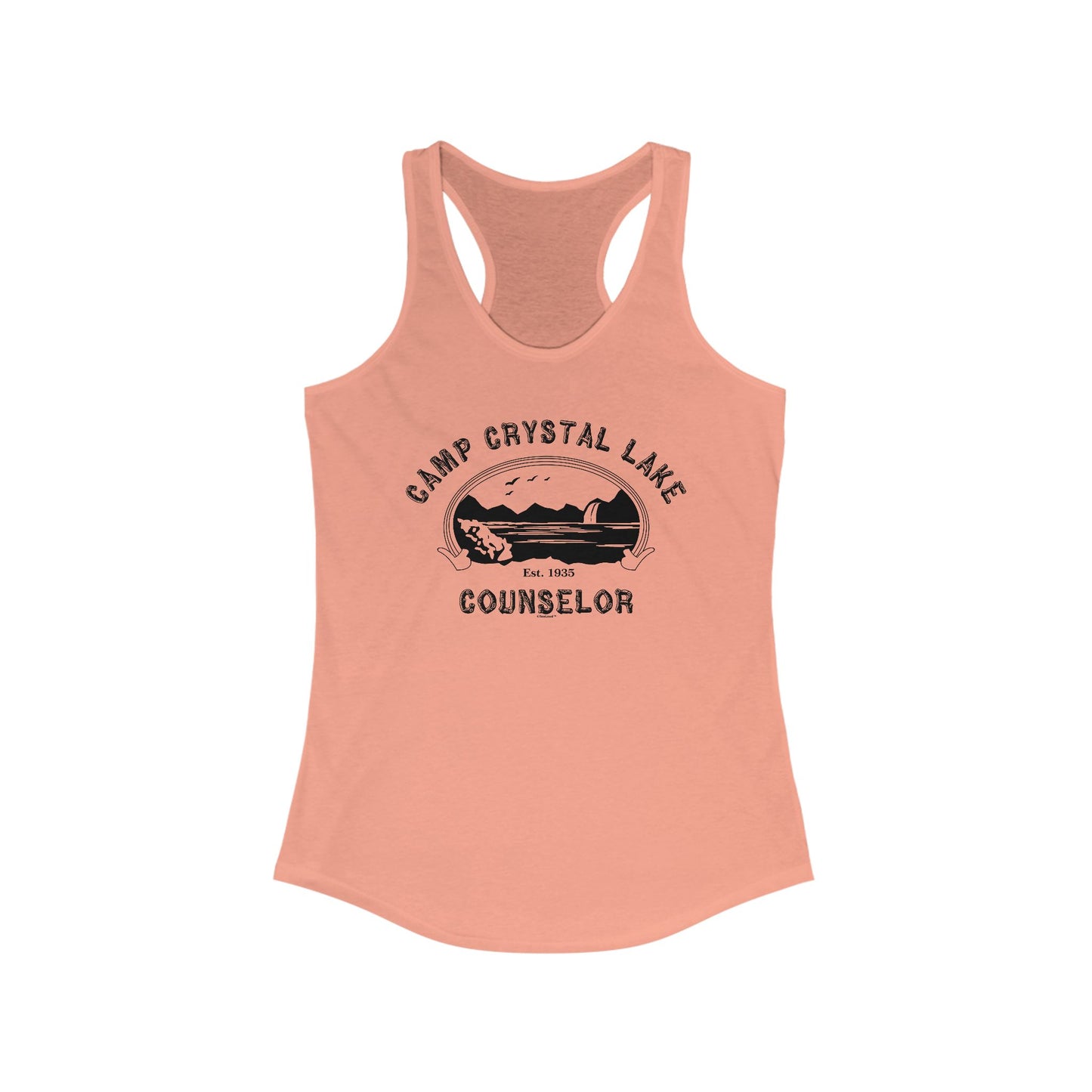 Camp Crystal Lake Counselor - Friday the 13th Women's Racerback Tank Top by TOOLOUD