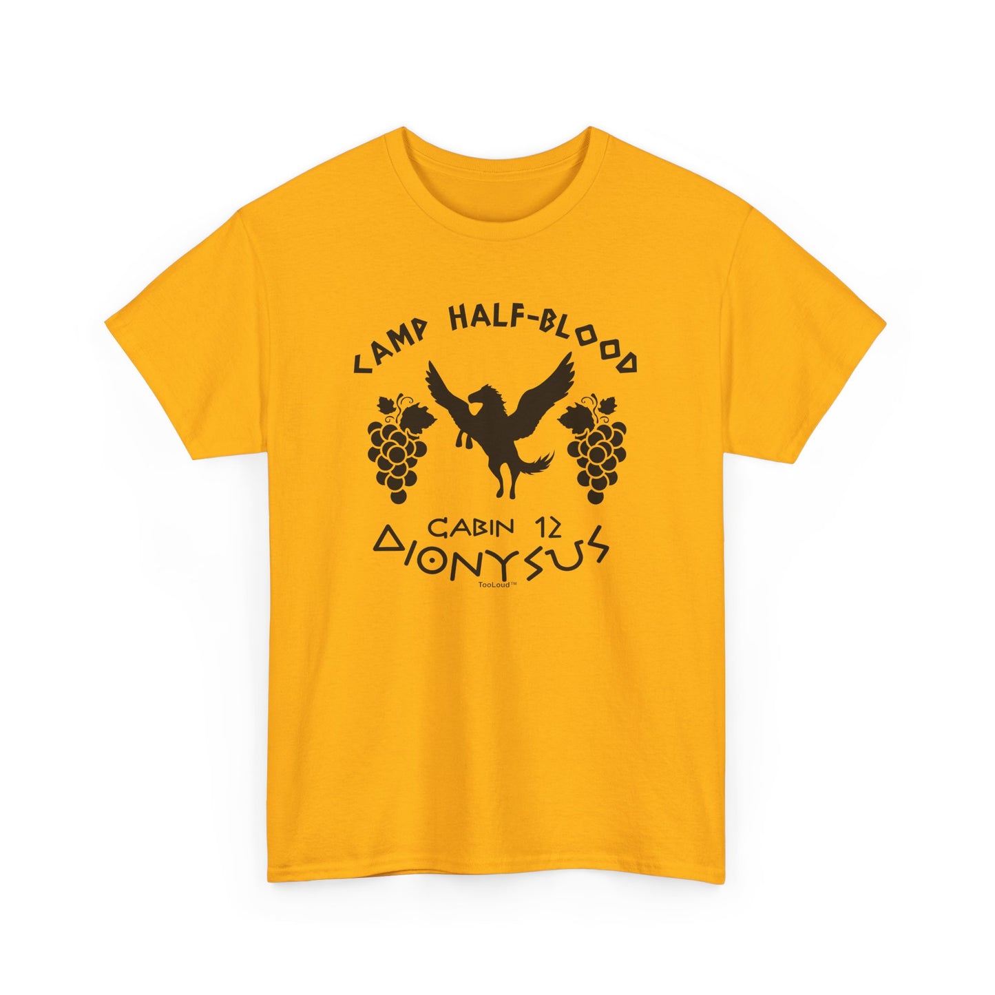 TOOLOUD Camp Half Blood Cabin 12 Dionysus T-Shirt