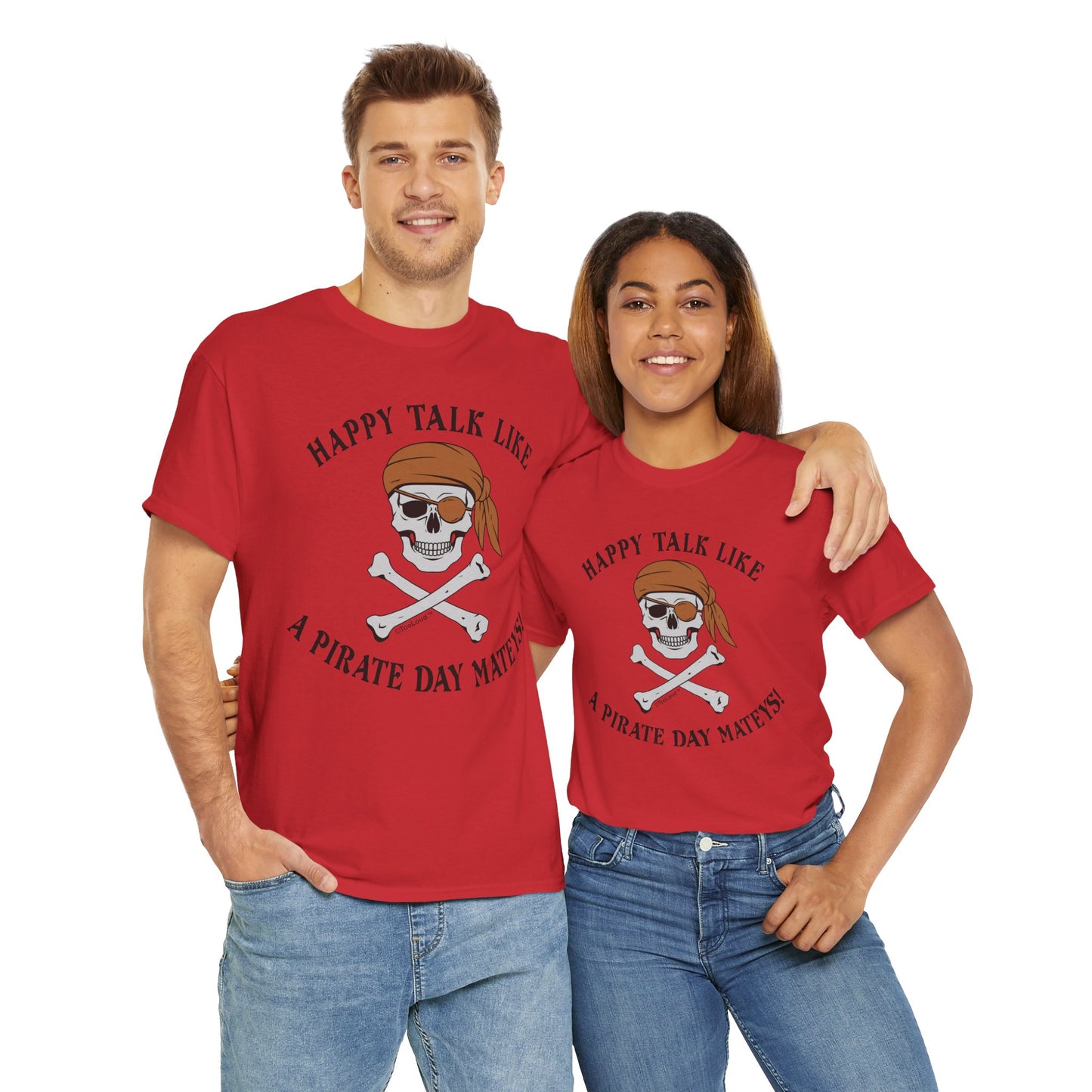 Captivating Pirate Day Mateys Adult Unisex T-Shirt by TOOLOUD
