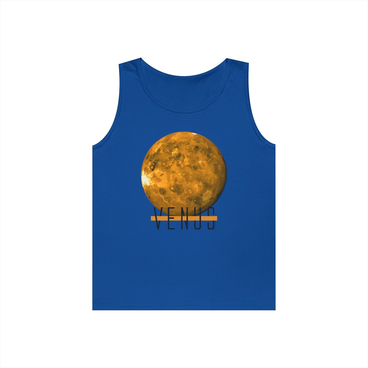 Planet Venus Text Adult Loose Tank Top by TOOLOUD