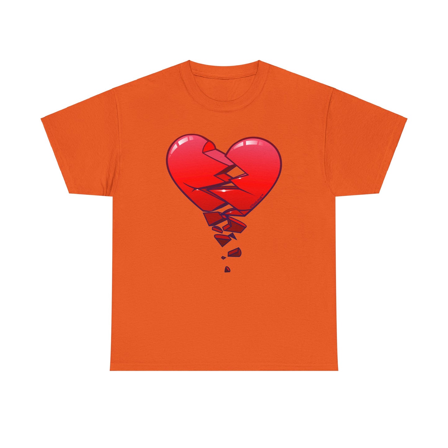 Crumbling Broken Heart Adult Unisex T-Shirt Tee