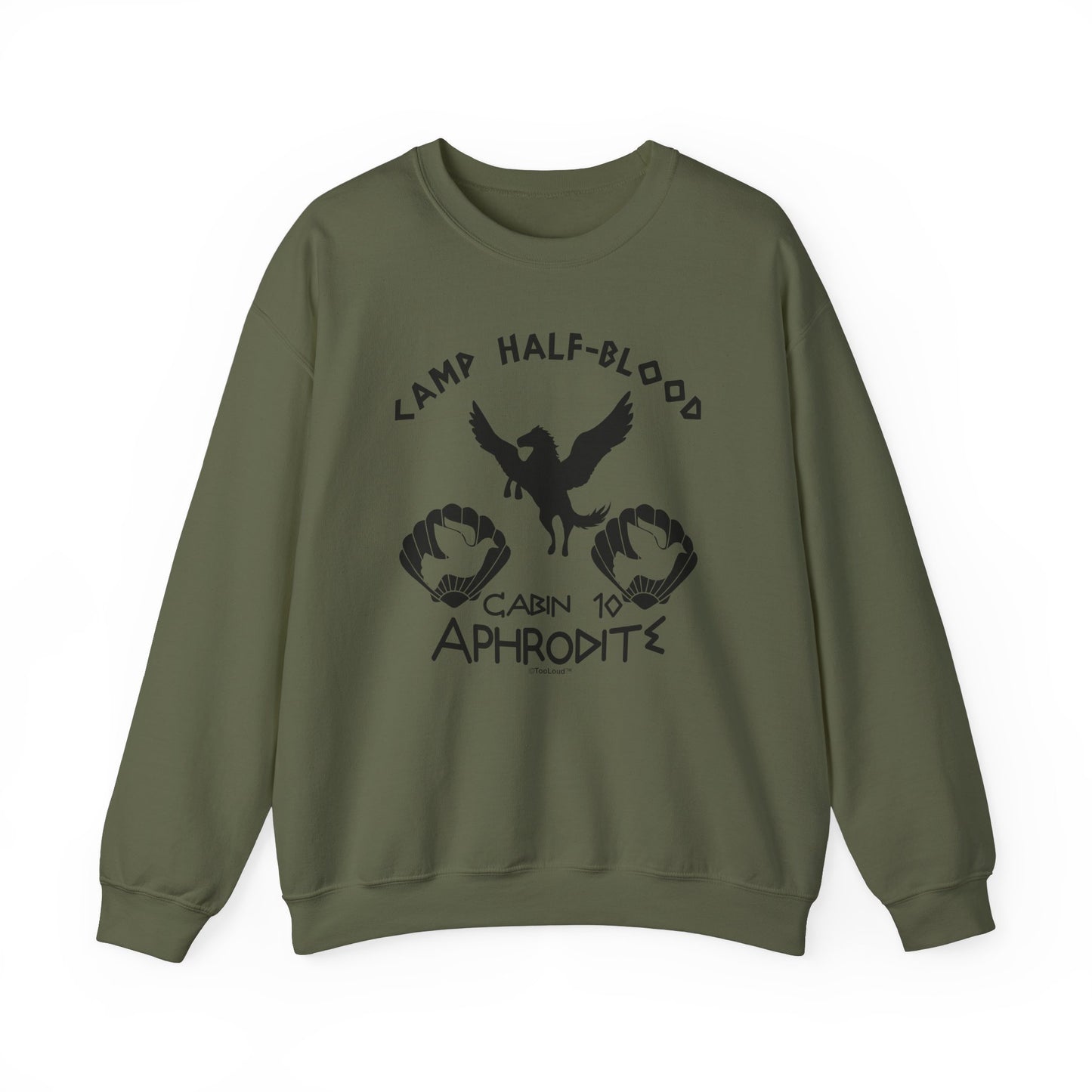 Cabin 10 Aphrodite Camp Half-Blood Adult Sweatshirt by TOOLOUD