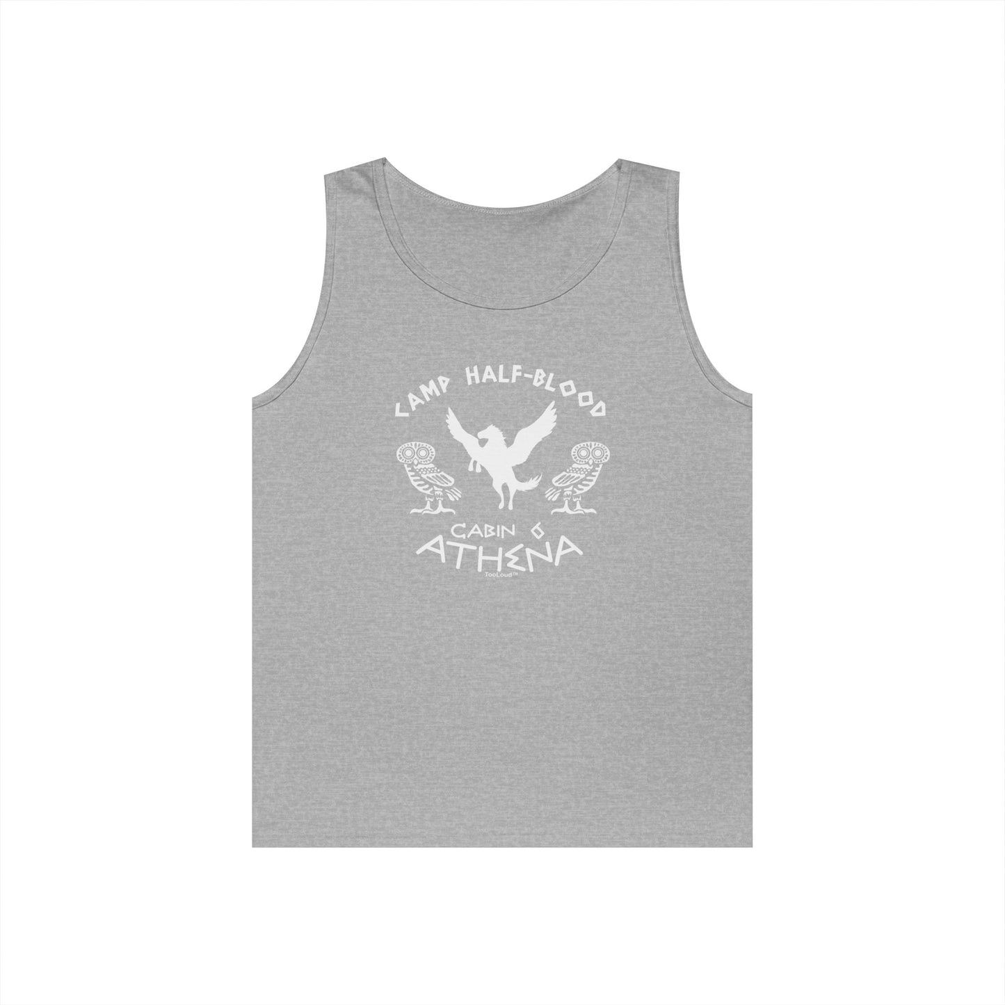 Camp Half Blood Cabin 6 Athena Loose Adult Tank Top by TOOLOUD