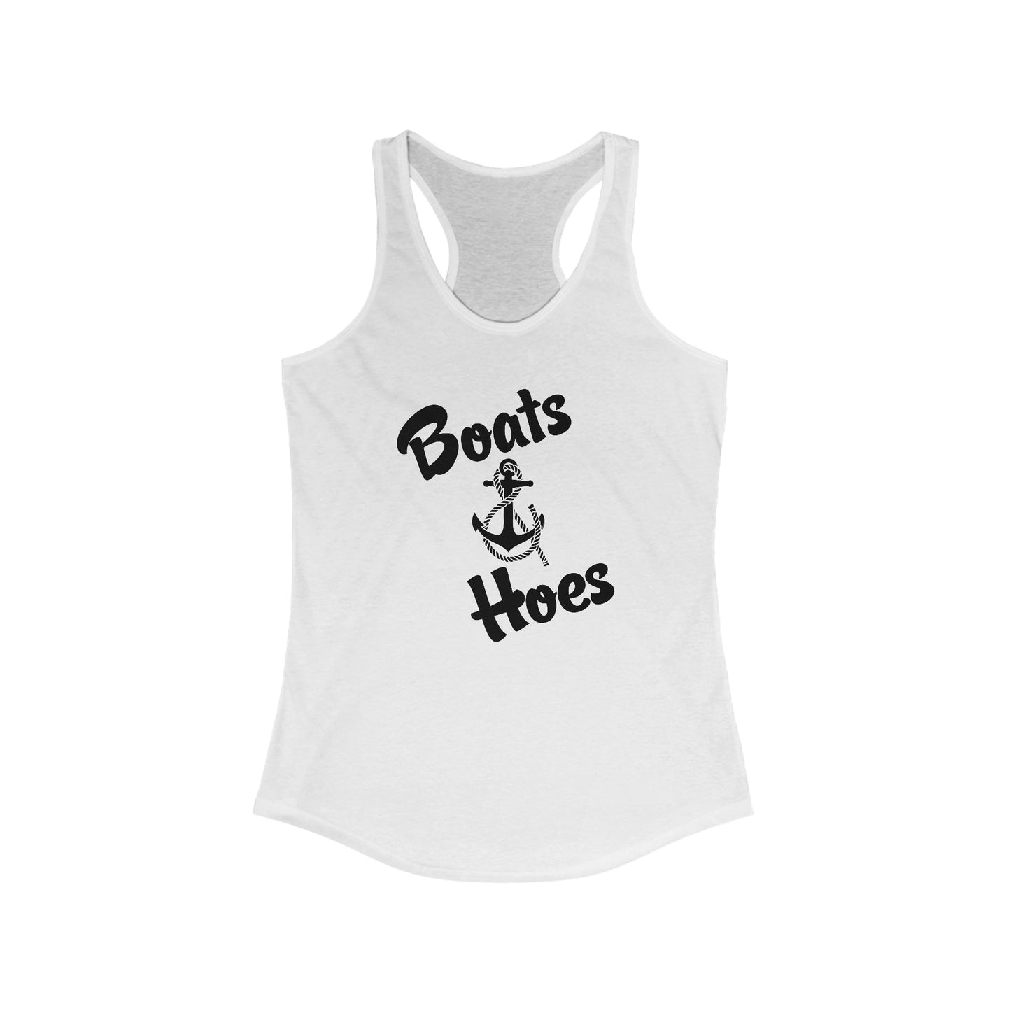 Boats and Hoes Women's Racerback Tank Top By TOOLOUD