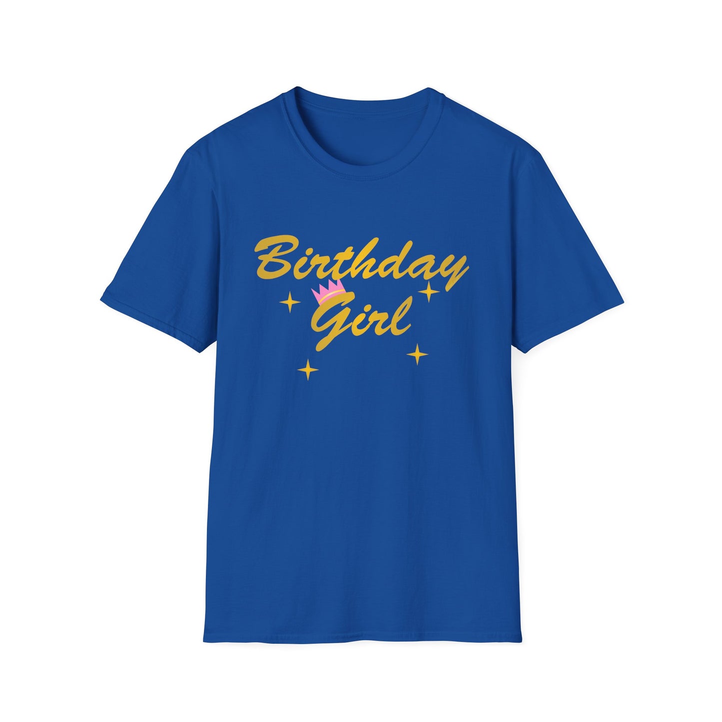 Birthday Girl Text Adult Dark T-Shirt by TOOLOUD
