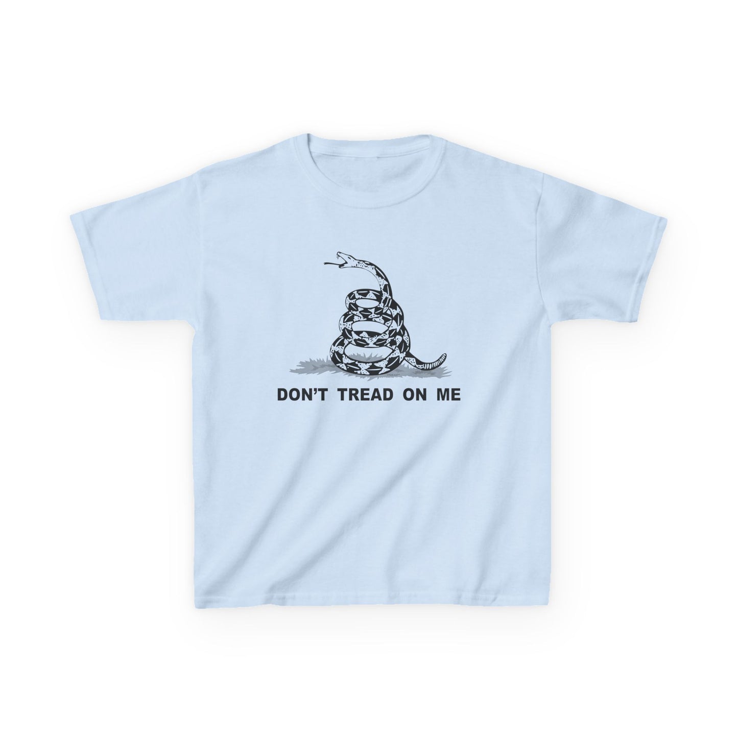 Subdued Don't Tread On Me Gadsden Flag Rattlesnake Childrens T-Shirt