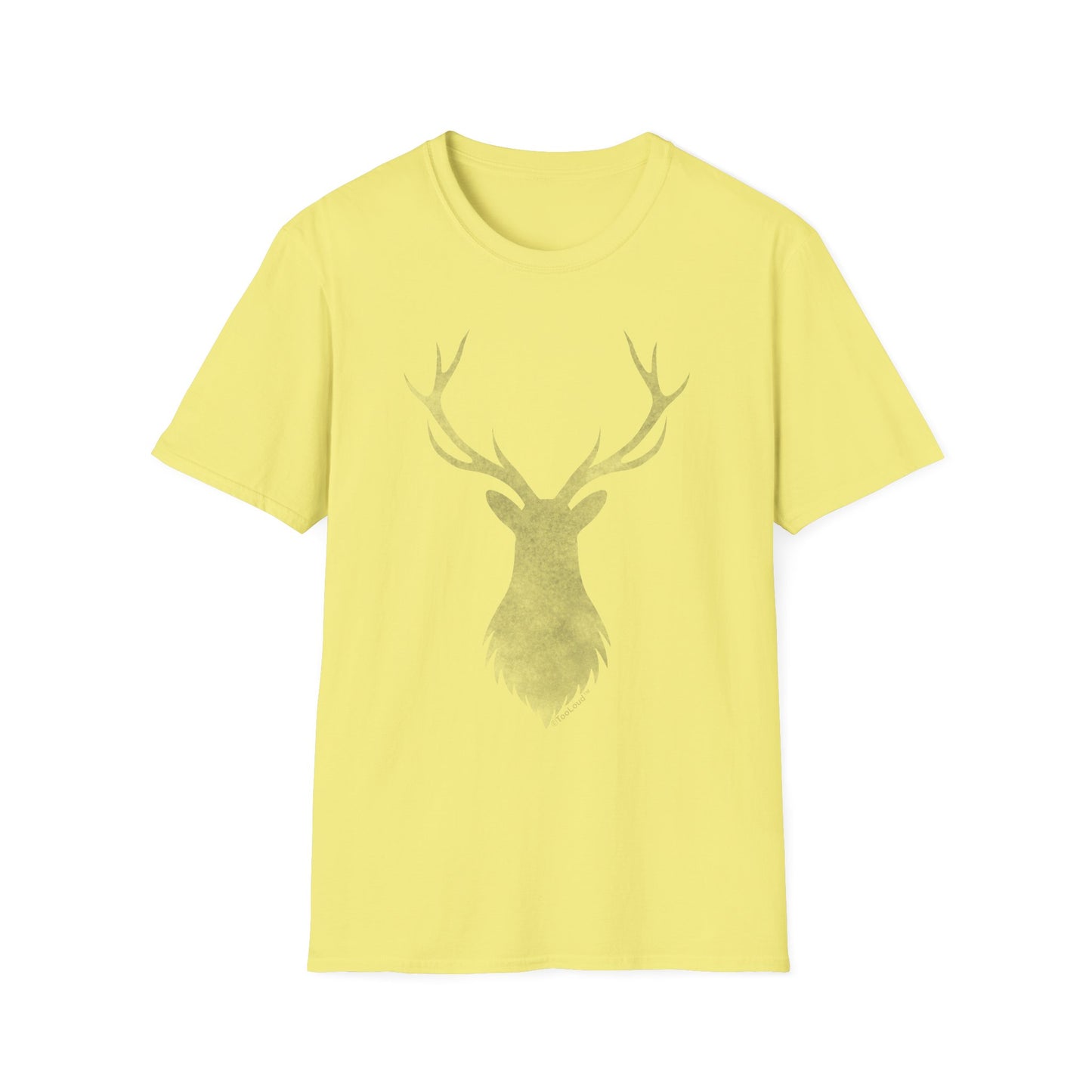 TOOLOUD Majestic Stag Distressed - Premium Adult T-Shirt for the Modern Individual