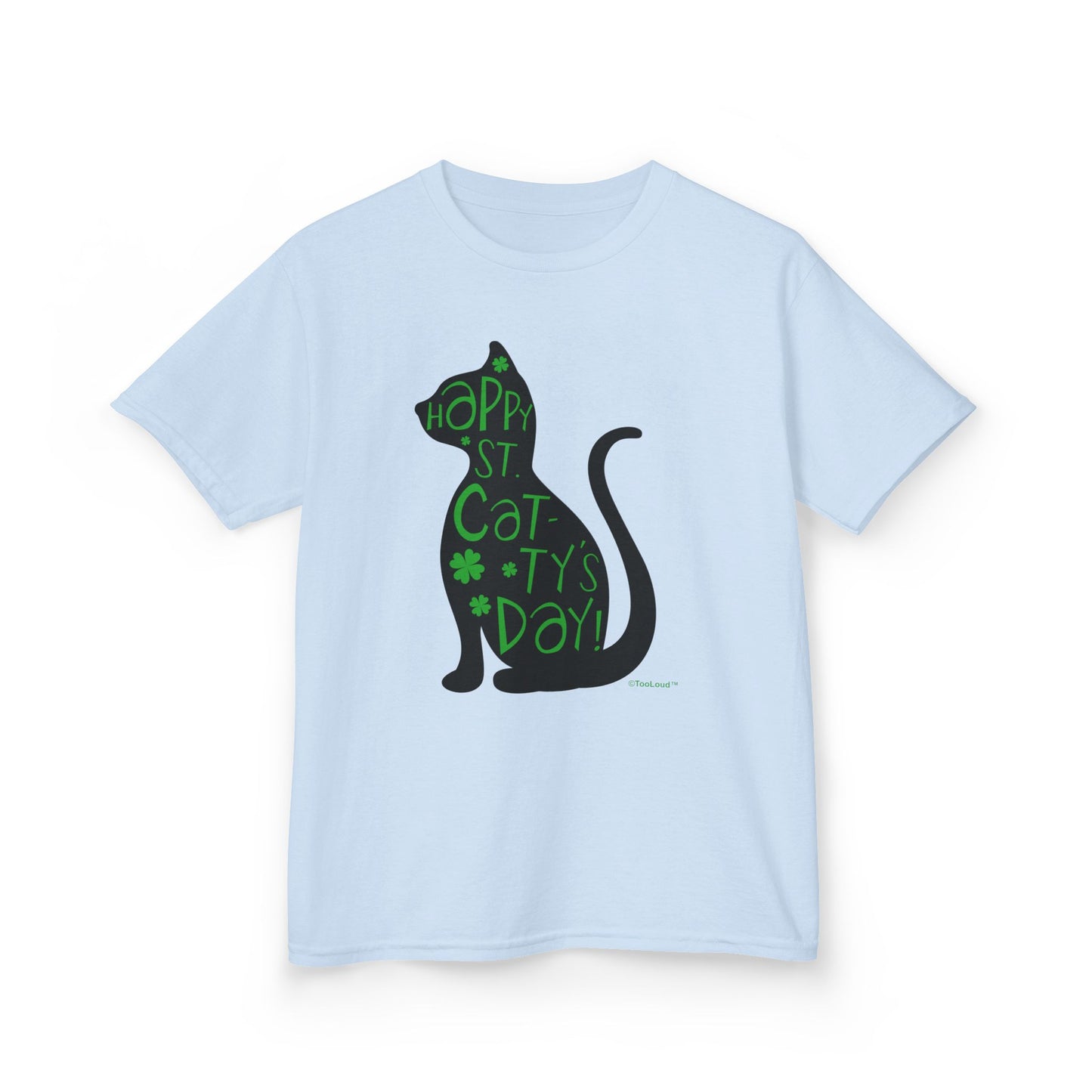 Happy St. Catty's Day - St. Patrick's Day Cat Children's T-Shirt by TOOLOUD