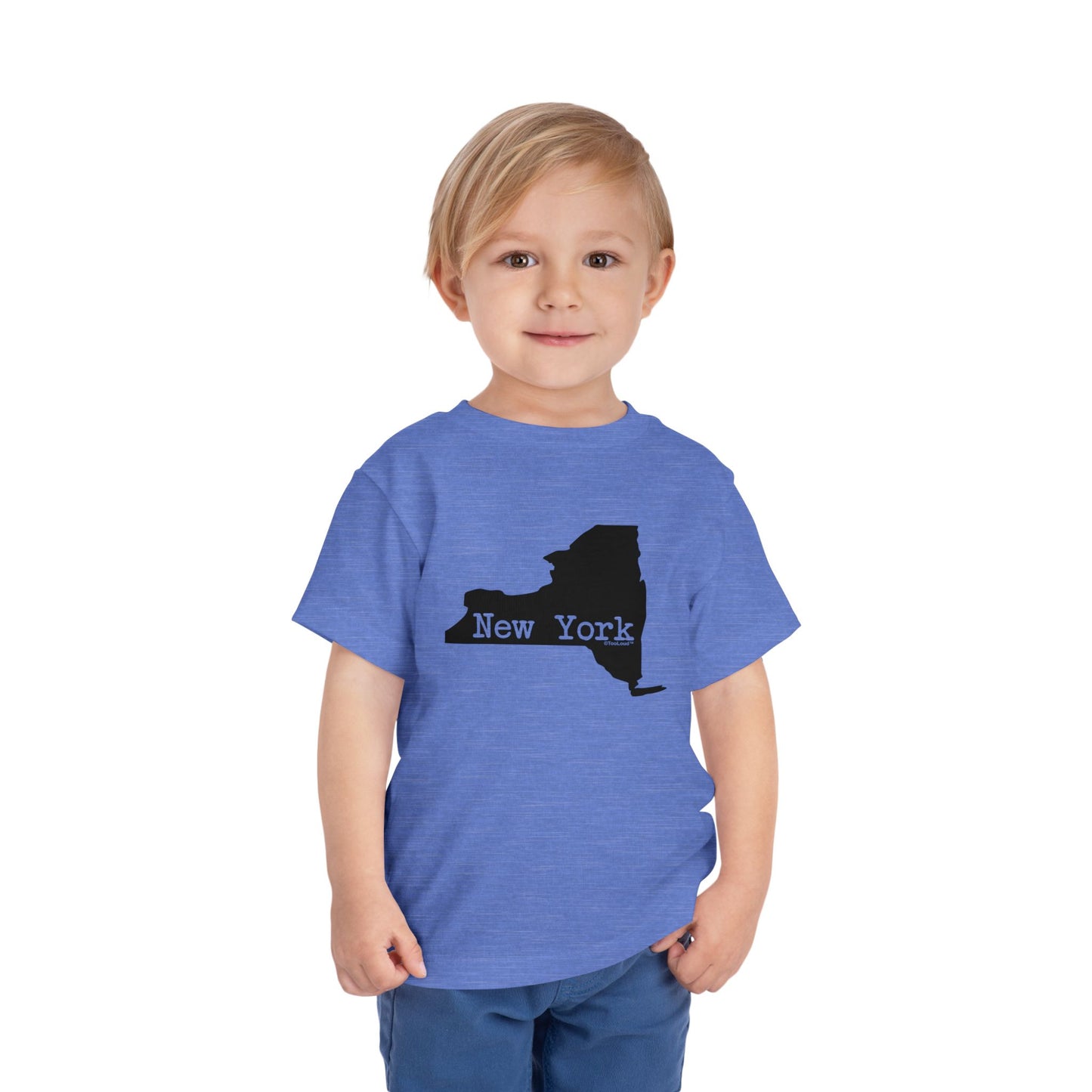 New York - United States Shape Toddler T-Shirt by TOOLOUD