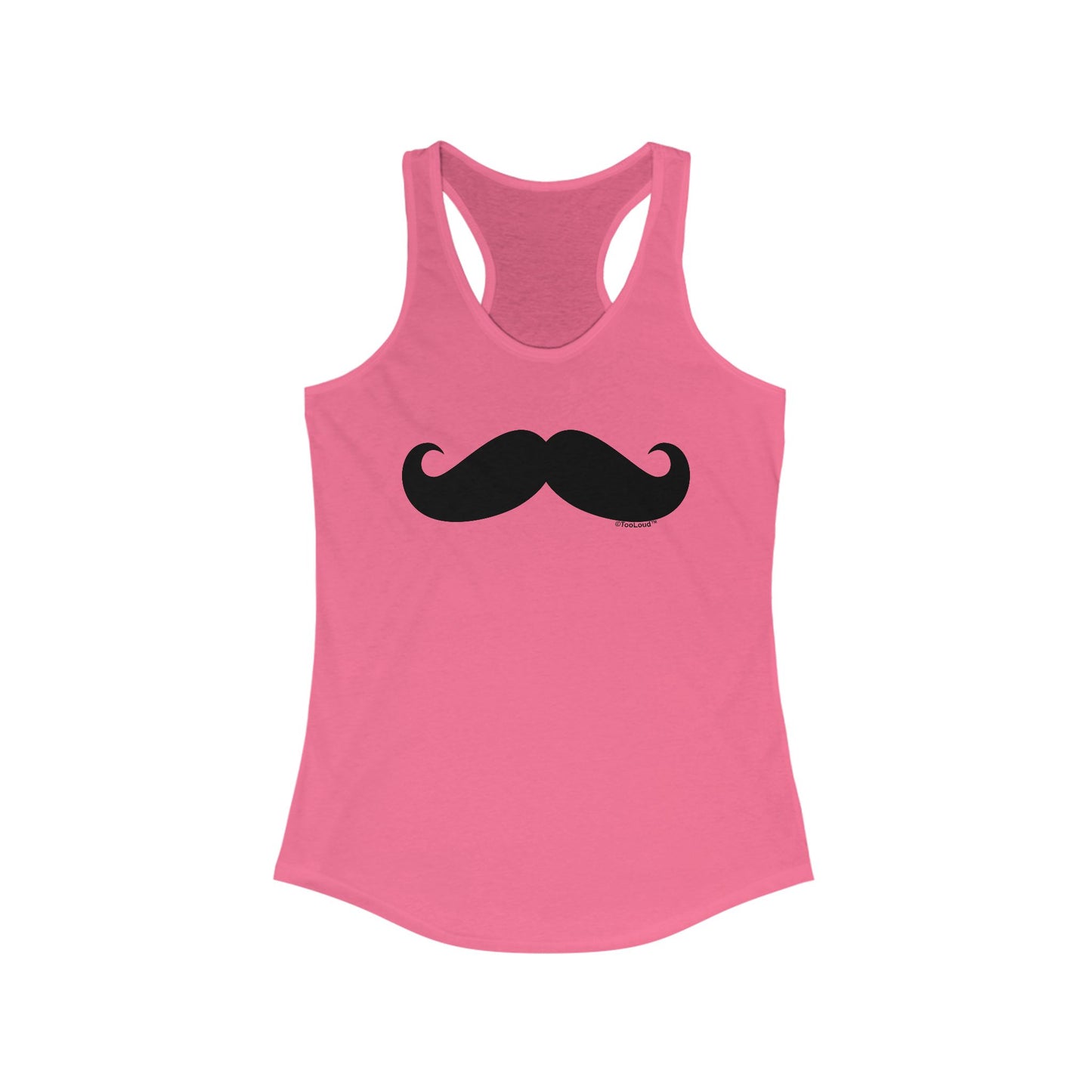 Big Fancy Mustache Women's Racerback Tank Top by TOOLOUD