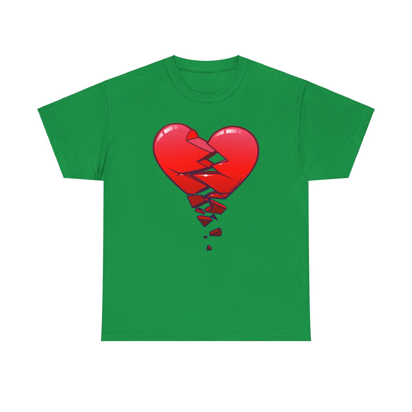 Crumbling Broken Heart Adult Unisex T-Shirt Tee