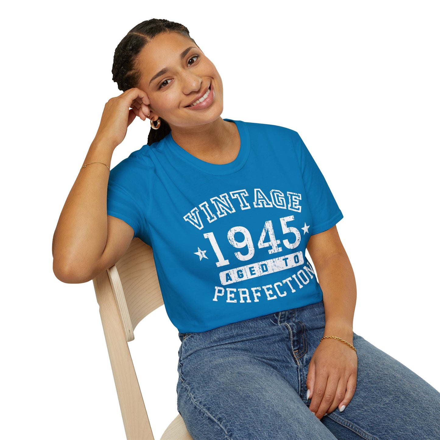 Vintage Birth Year 1945 – Women's Dark Color T-Shirt by TOOLOUD