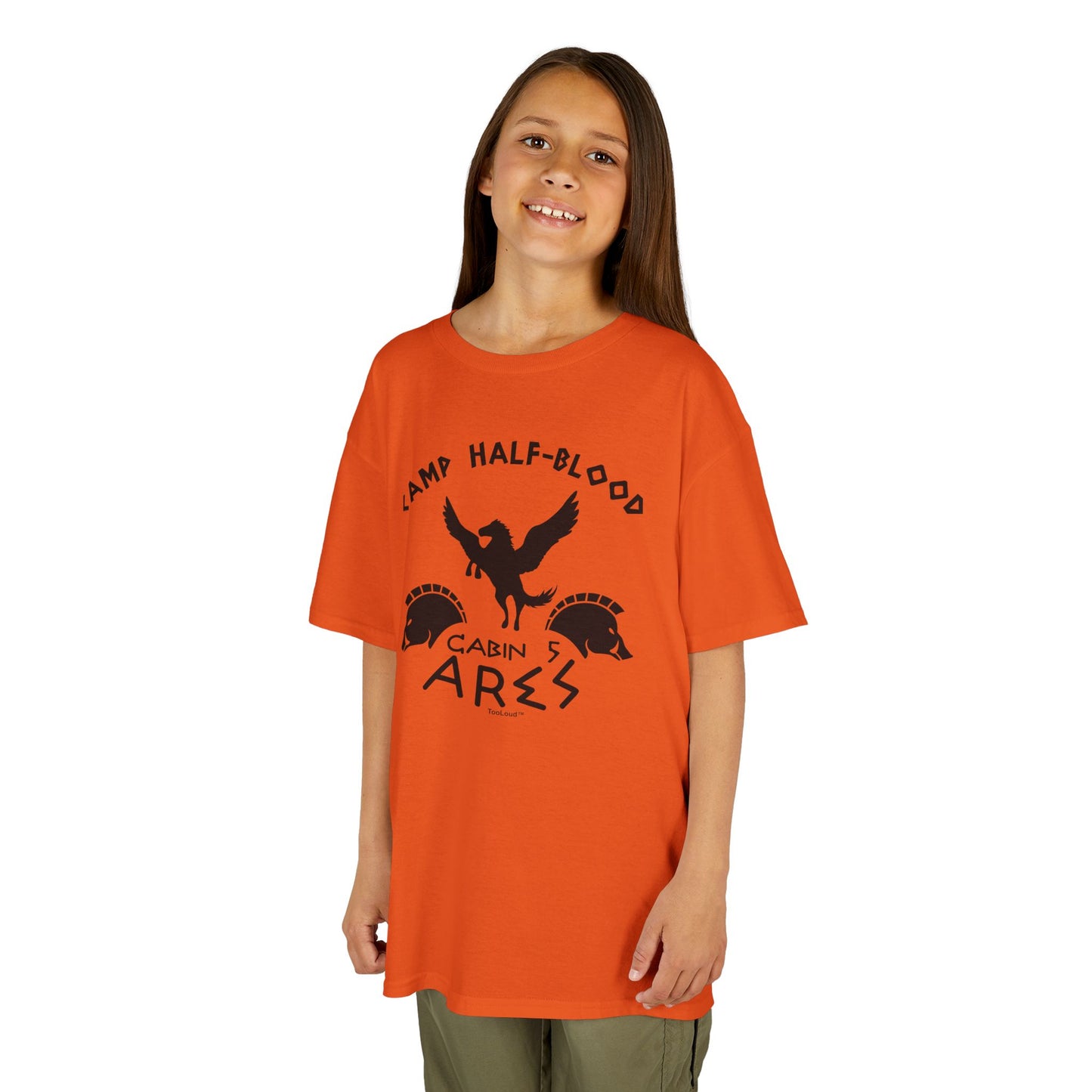 Camp Half Blood Cabin 5 Ares Children's T-Shirt by TOOLOUD