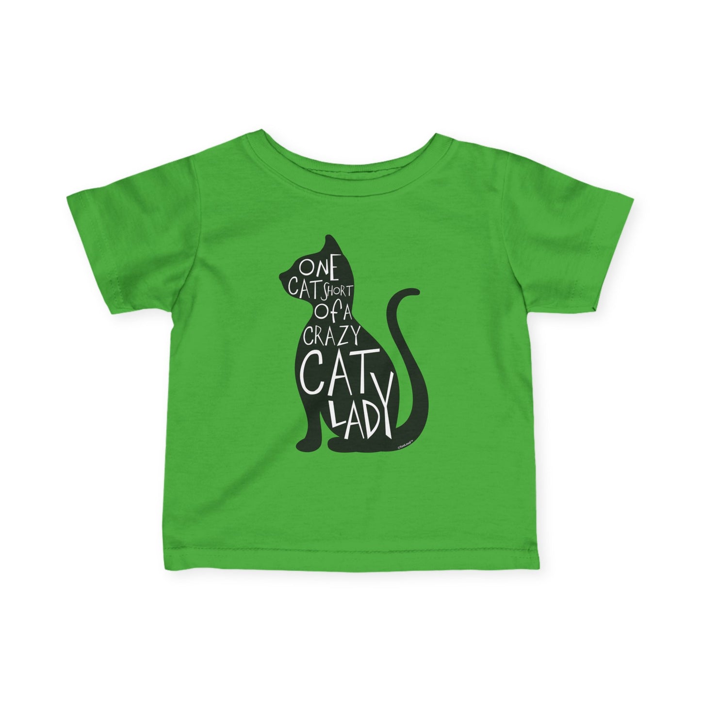 One Cat Short of a Crazy Cat Lady Infant Jersey T-Shirt by TOOLOUD