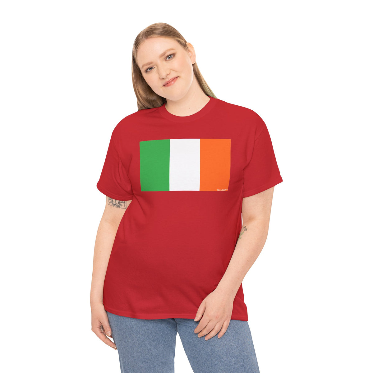 Irish Flag – Flag of Ireland Adult Dark T-Shirt by TOOLOUD