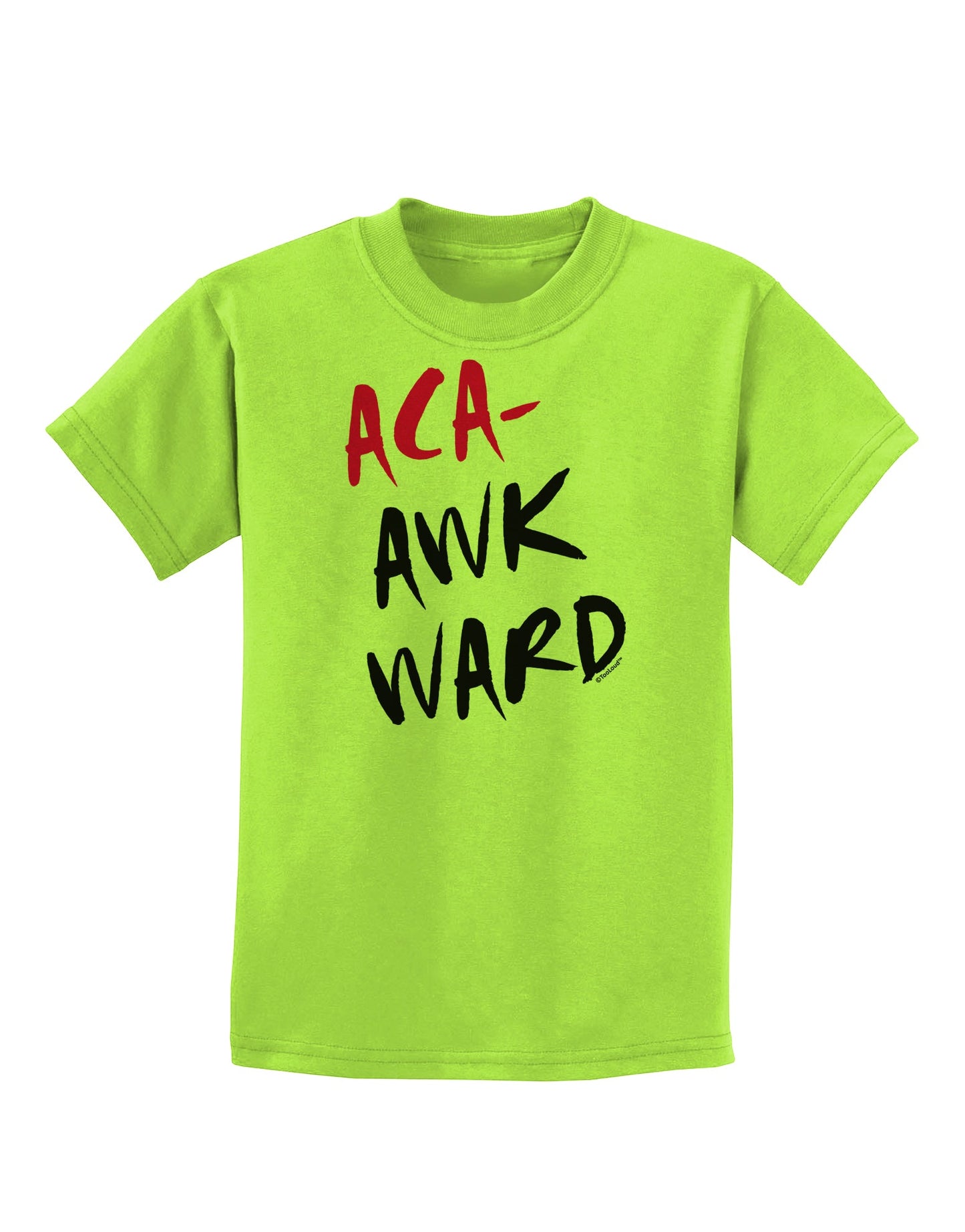 Aca-Awkward Childrens T-Shirt-Childrens T-Shirt-TooLoud-Lime-Green-X-Small-Davson Sales