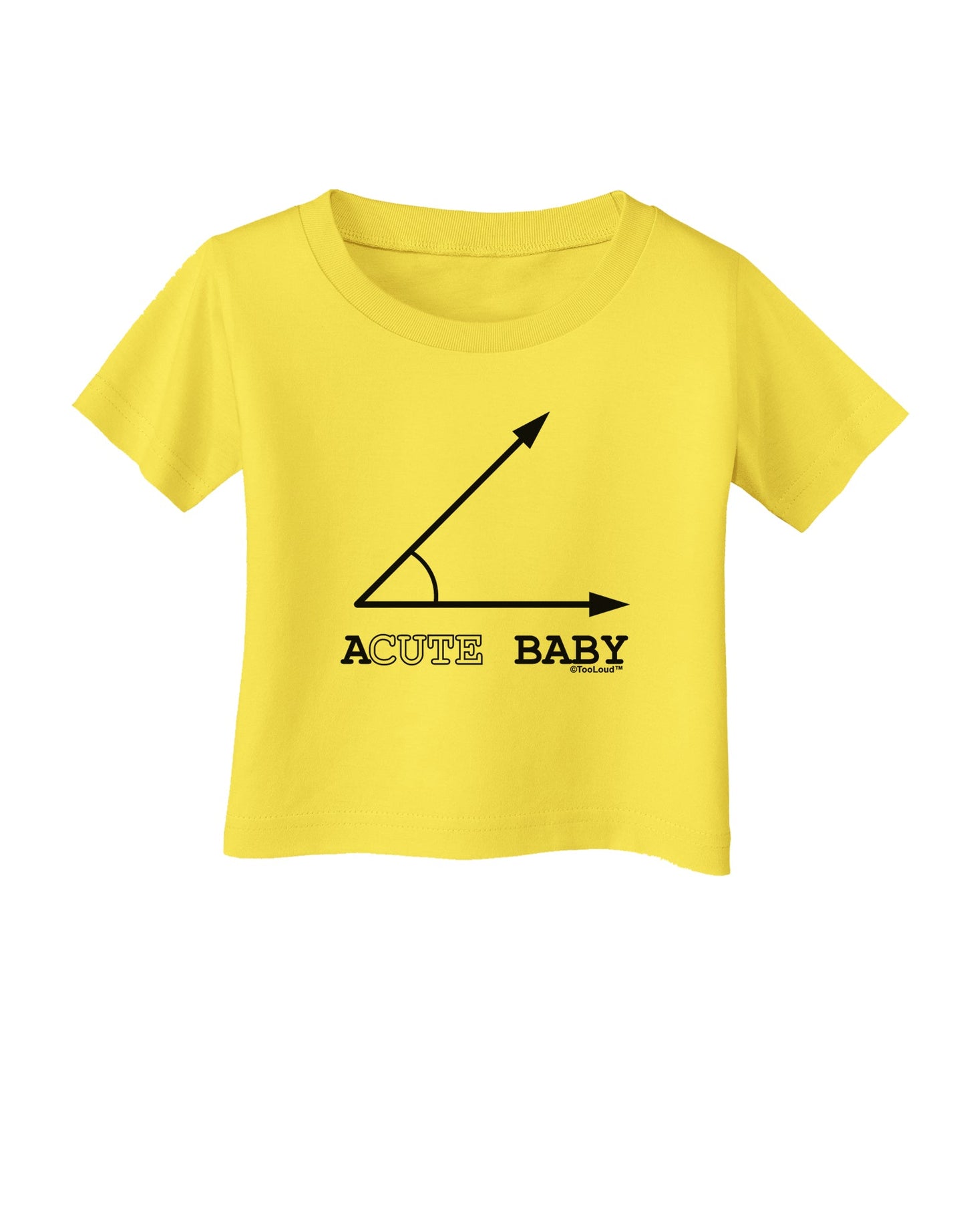 Acute Baby Infant T-Shirt-Infant T-Shirt-TooLoud-Yellow-06-Months-Davson Sales