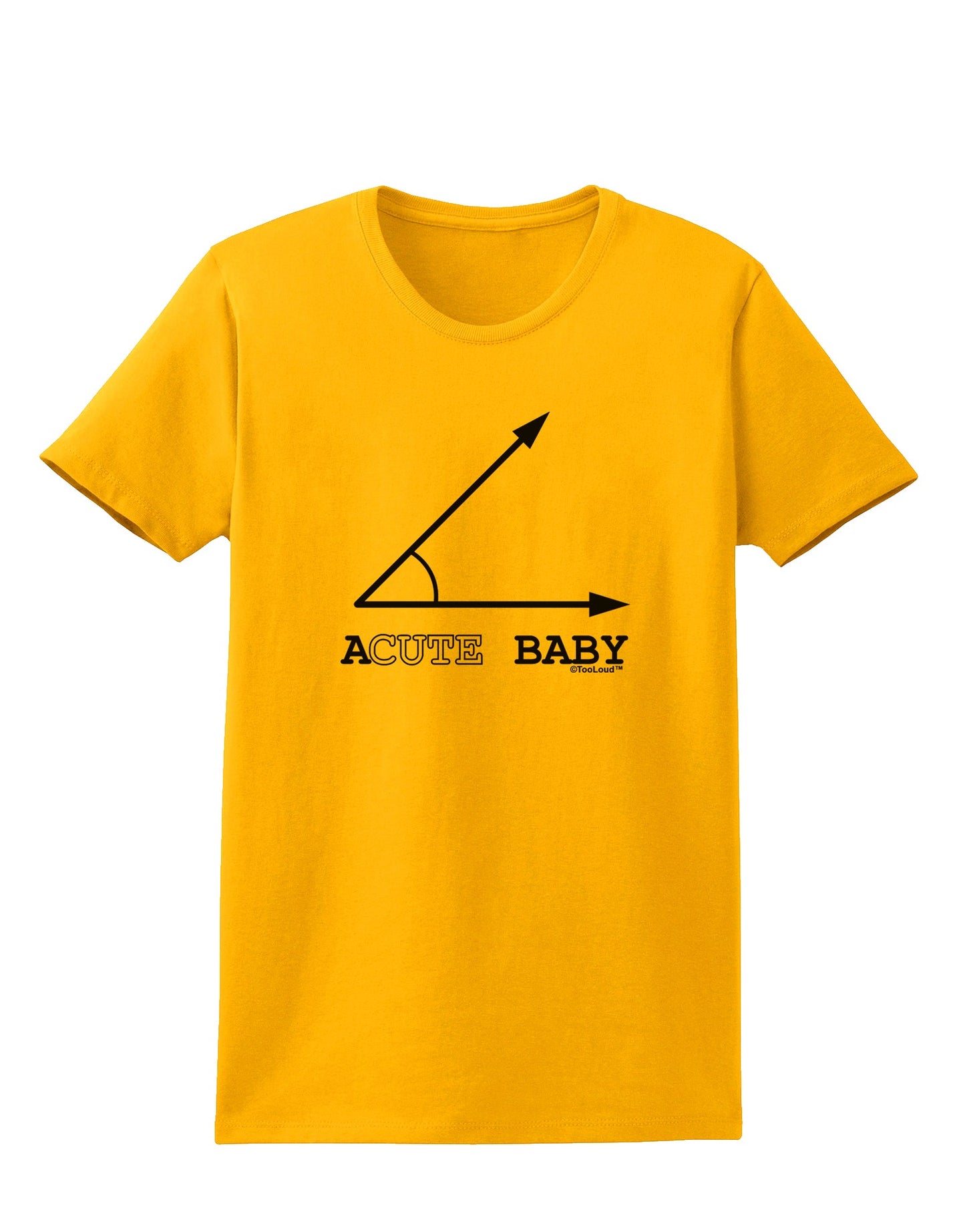 Acute Baby Womens T-Shirt-Womens T-Shirt-TooLoud-Gold-X-Small-Davson Sales