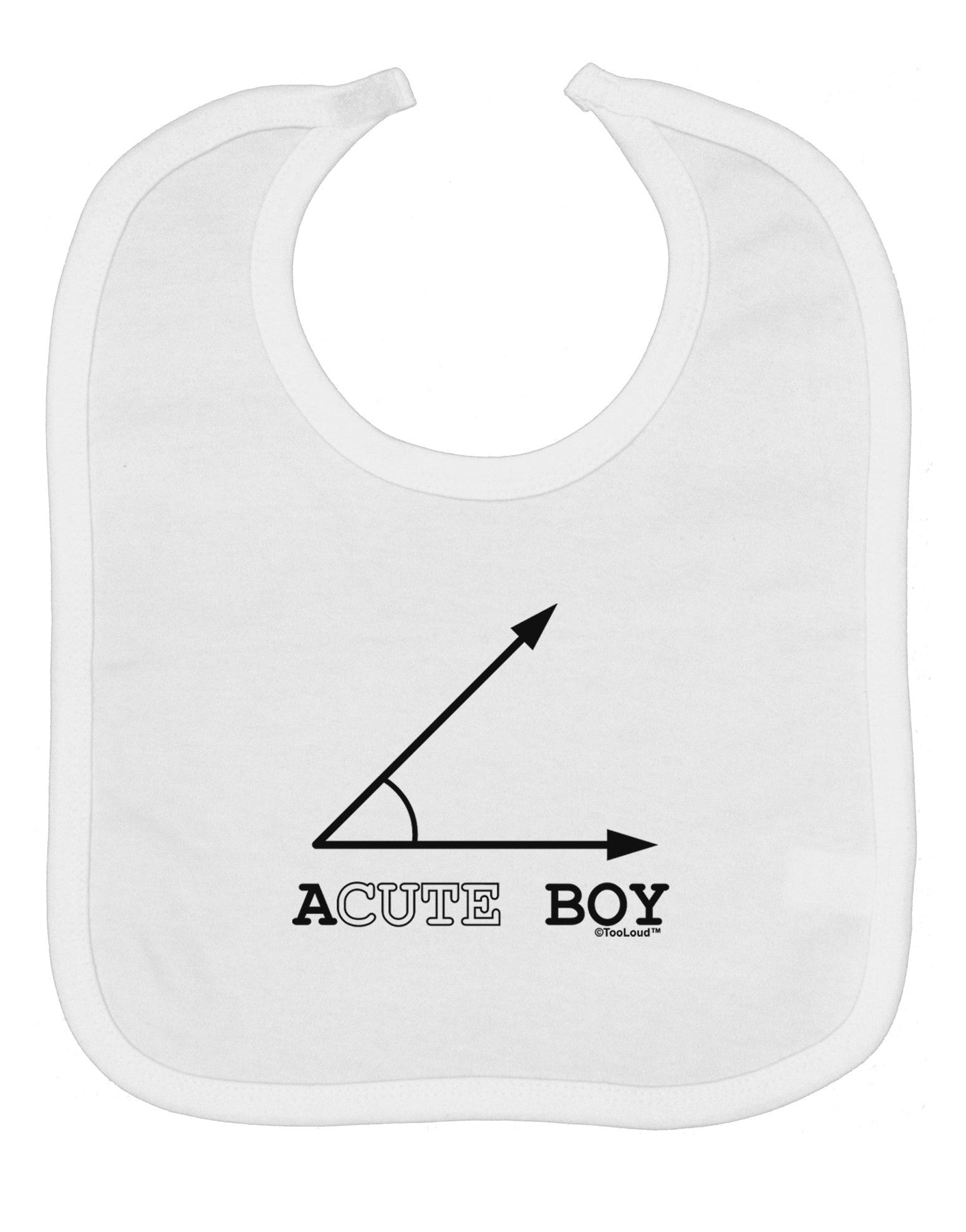 Acute Boy Baby Bib