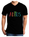 Adios Adult V-Neck T-shirt-Mens T-Shirt-TooLoud-Black-Small-Davson Sales