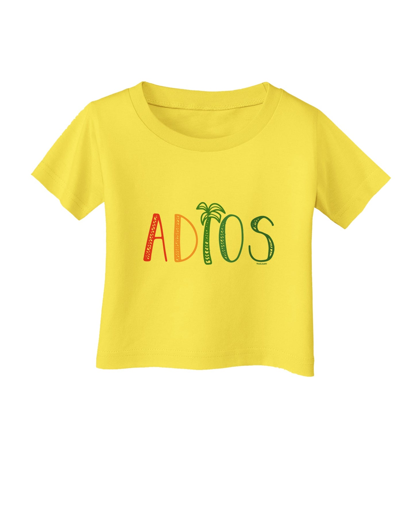 Adios Infant T-Shirt-Infant T-Shirt-TooLoud-Yellow-06-Months-Davson Sales